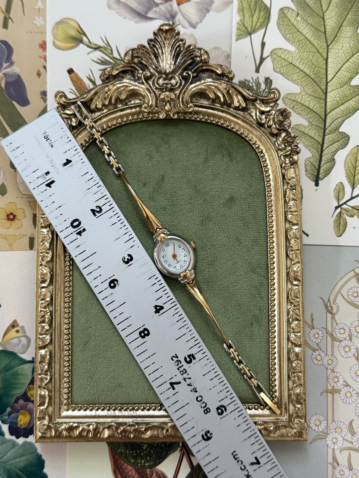 Working Vintage Two Tone Avon Heart Watch