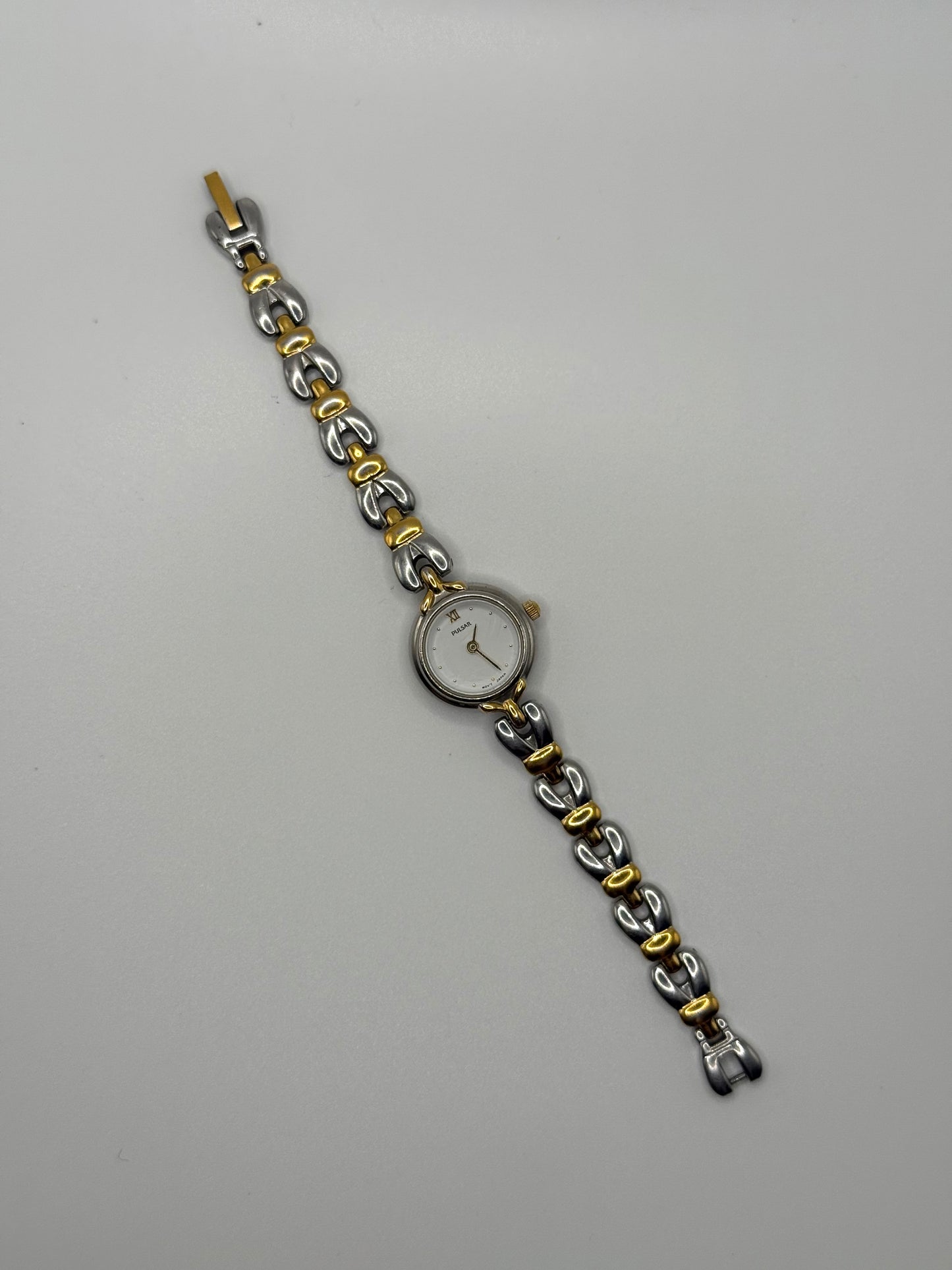working two tone pulsar by seiko watch
