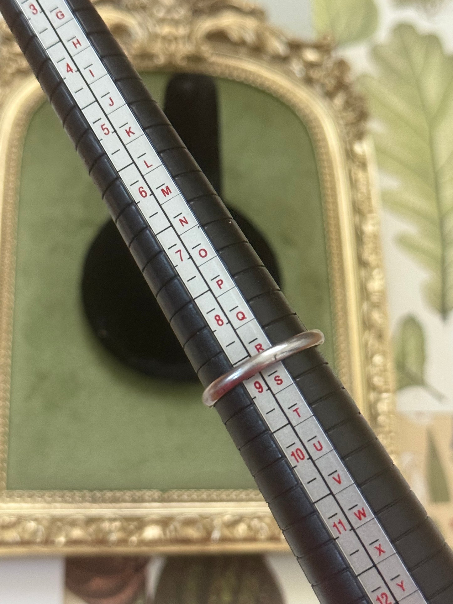 Vintage Silver Tone Dual Pearl Ring Size 8.5