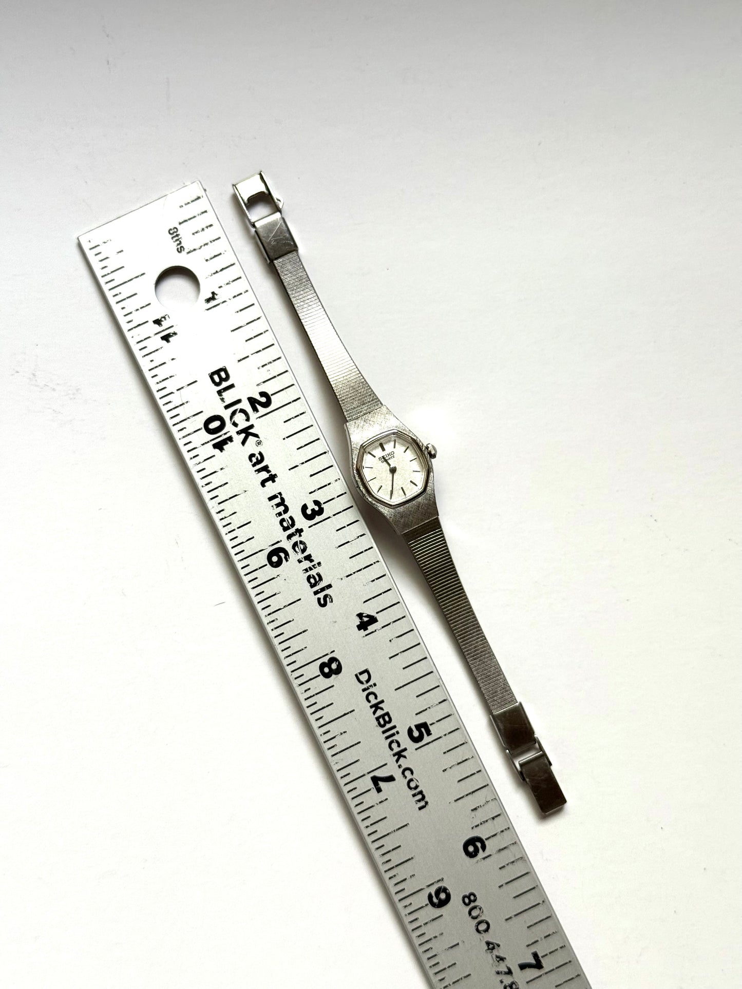 working silver tone octagon dial seiko watch