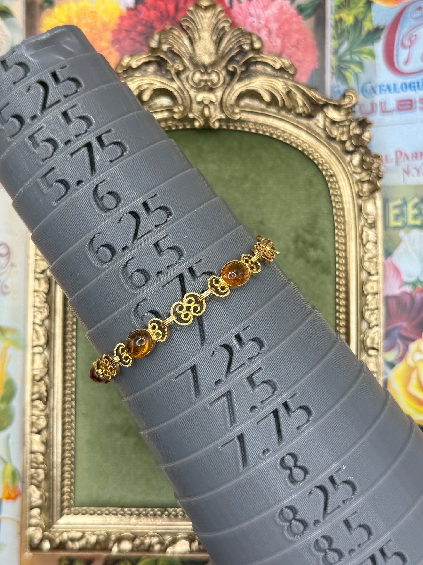 Vintage Gold Filled Bracelet 6.75”