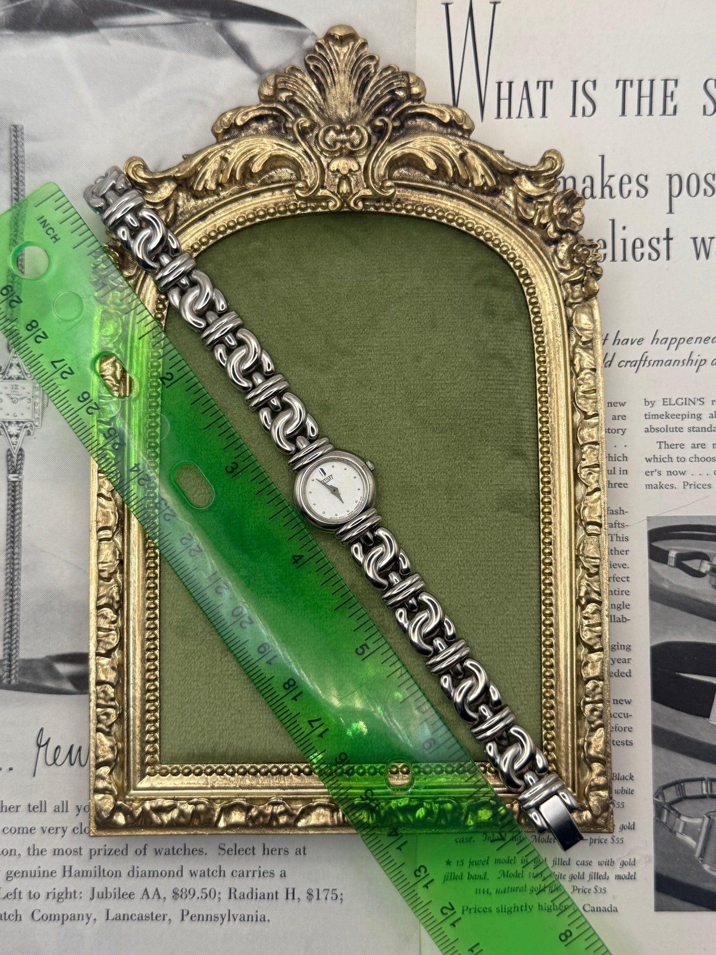 Working Vintage Silver Tone Citizen Watch