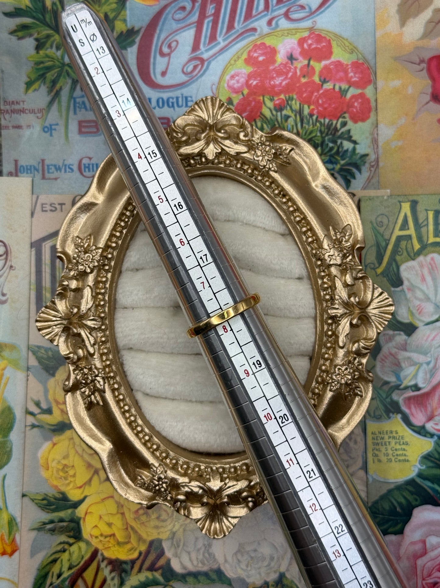 Vintage Gold Tone Ring Size 7.75