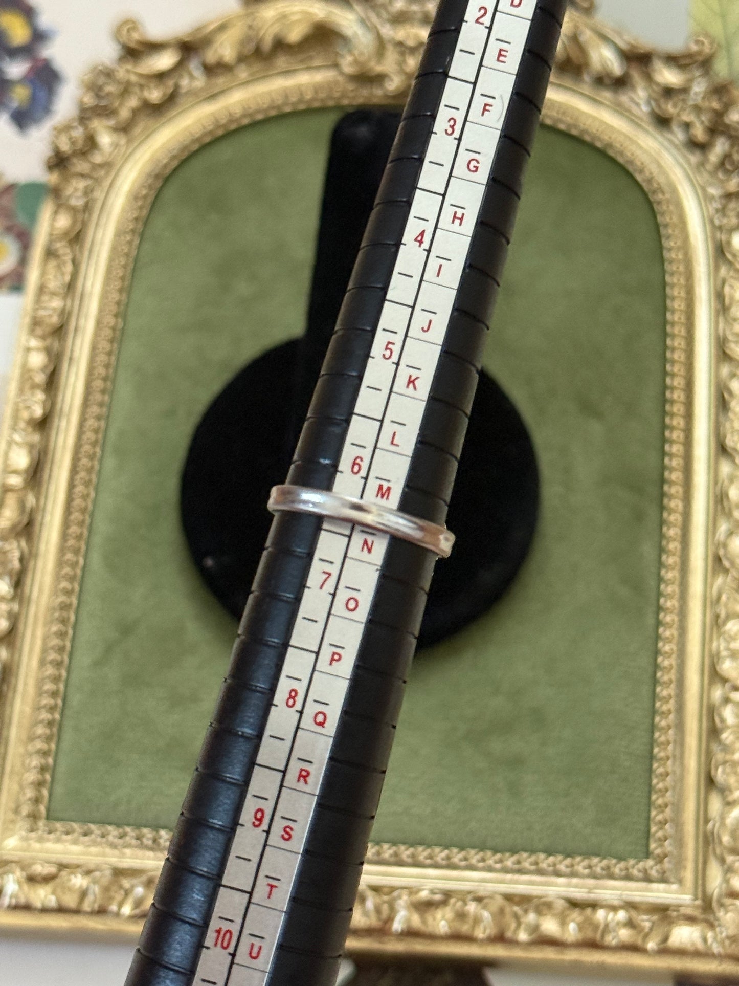 Vintage Silver Tone Adjustable Ring Size 6.5