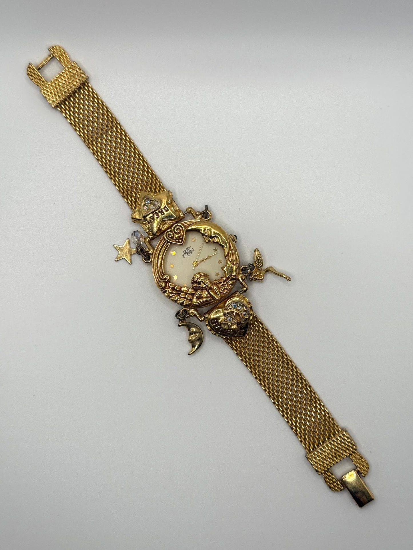 working gold tone kirk’s folly neverland watch