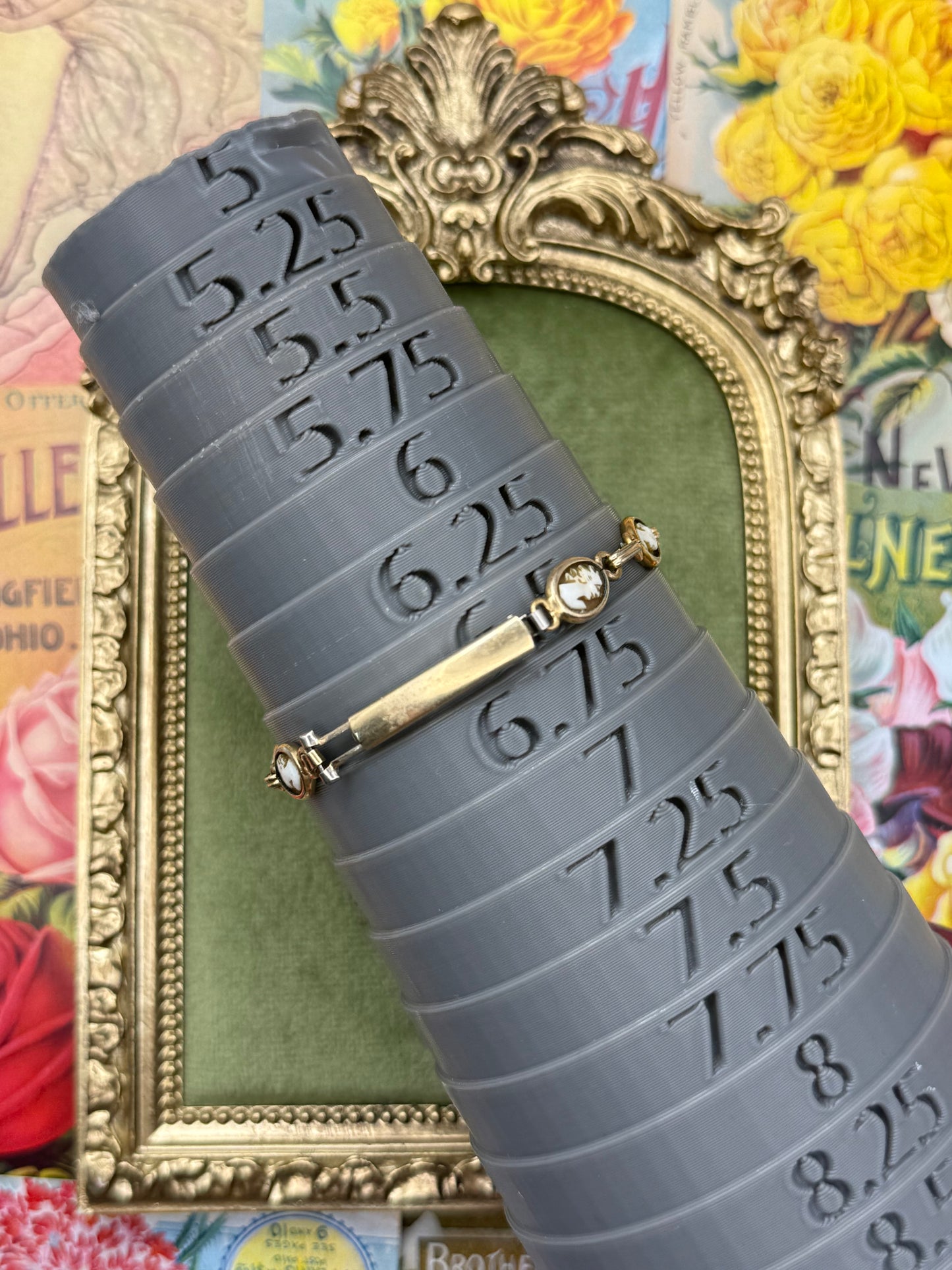 Working Vintage Hamilton Wind Up Gold Tone Cameo Watch