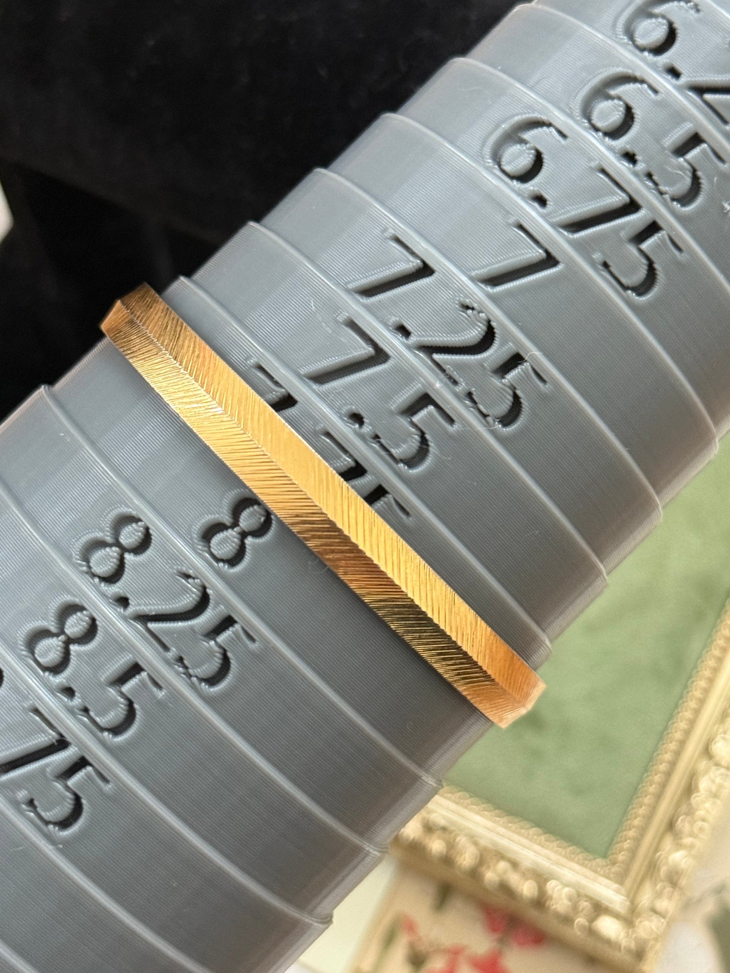 Vintage Gold Tone Textured Bangle