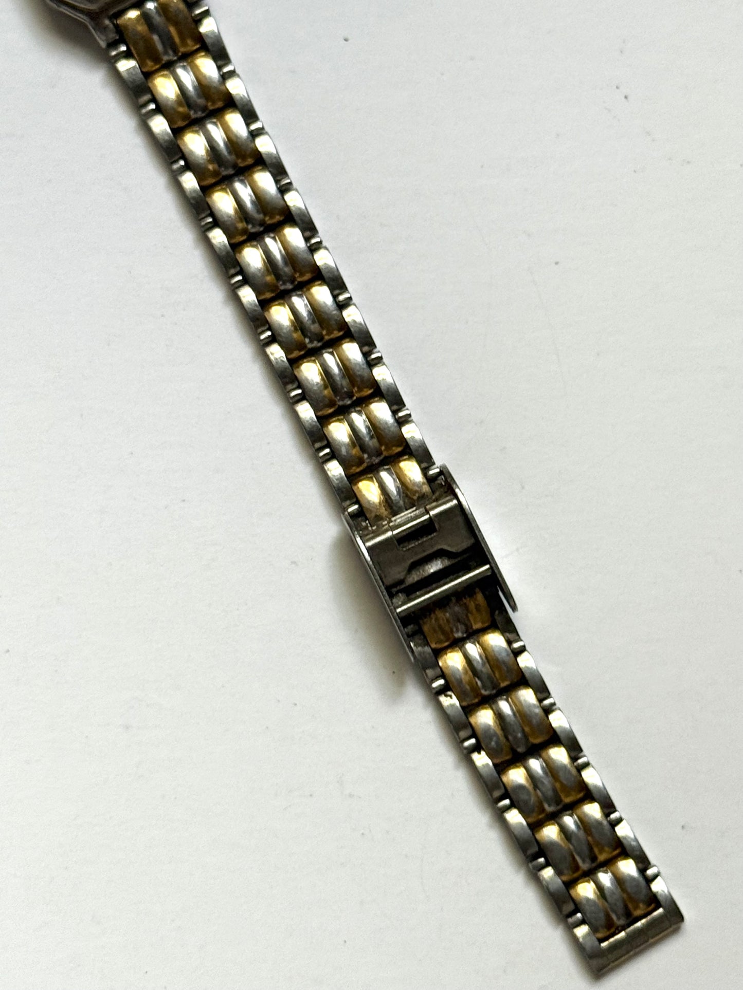 working two tone seiko tank watch