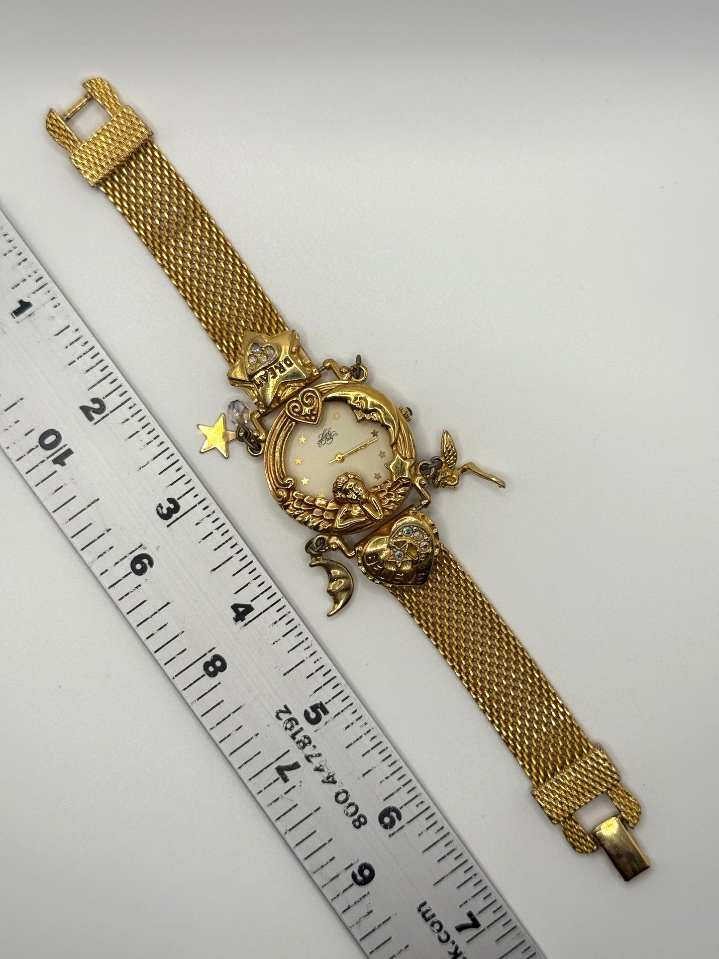 working gold tone kirk’s folly neverland watch