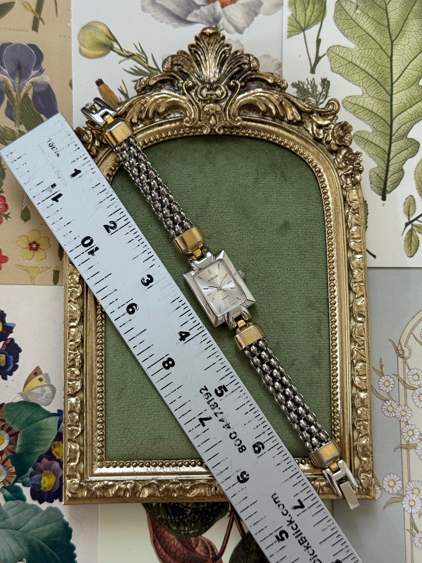 Nonworking Vintage Two Tone Watch