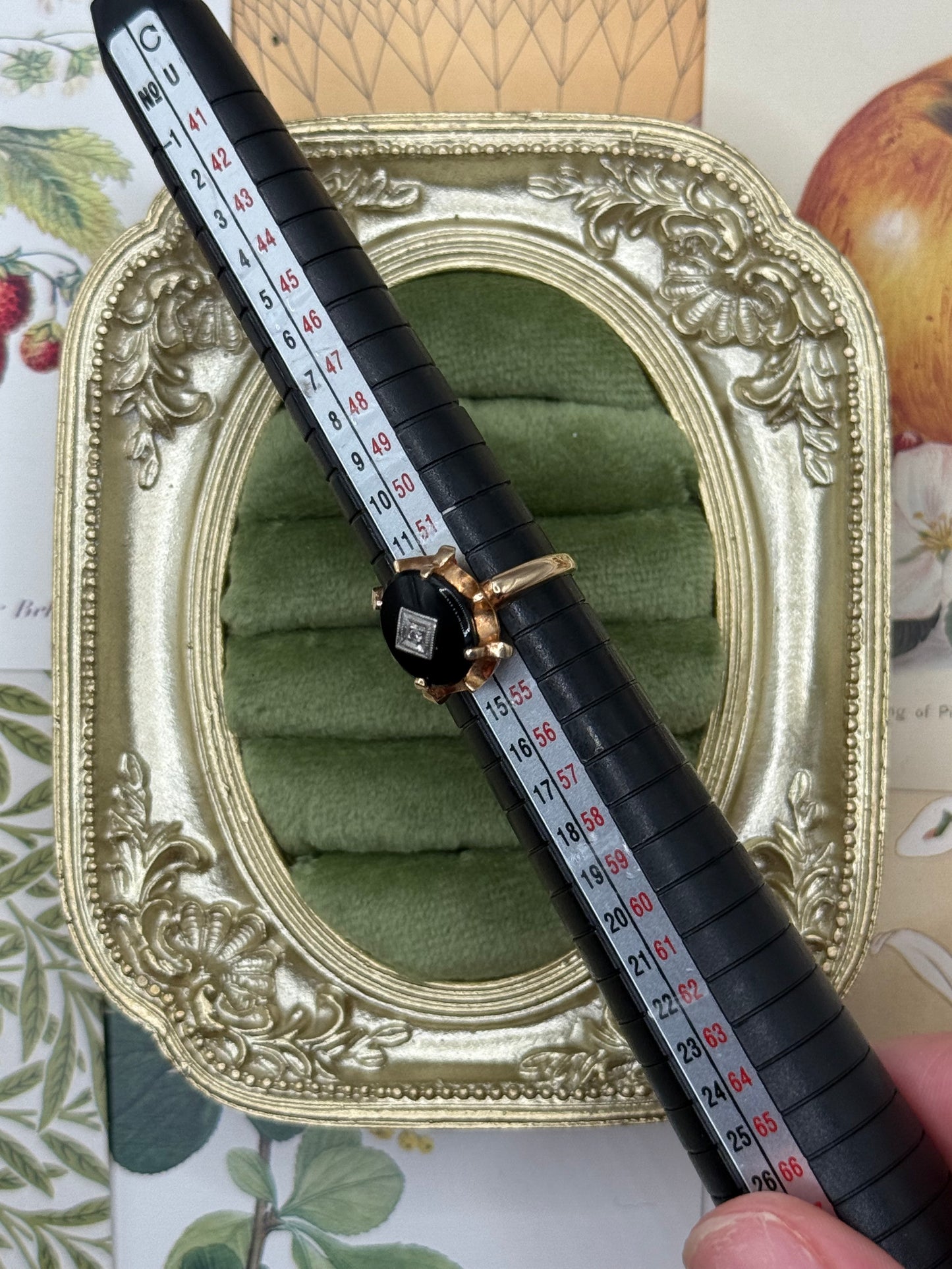 Vintage 10k Gold Victorian Style Ring Size 6.5