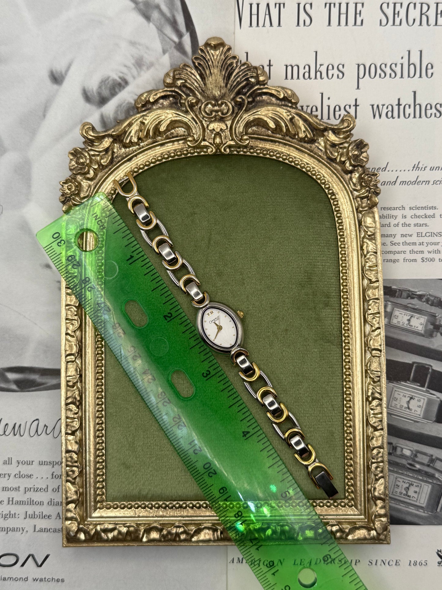 Working Vintage Two Tone Watch