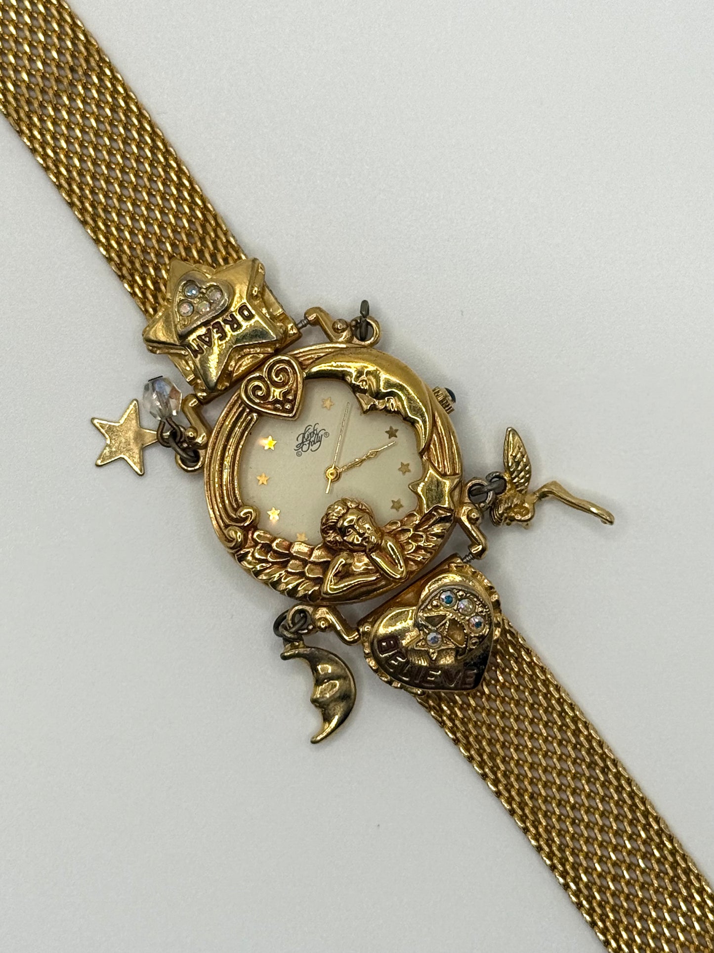working gold tone kirk’s folly neverland watch