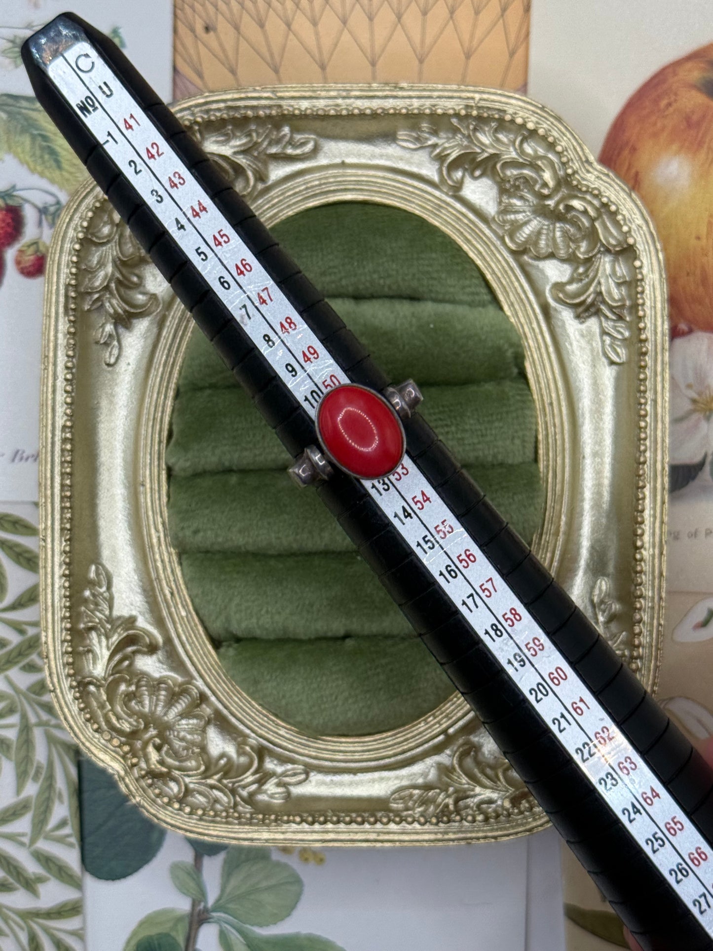 Vintage Sterling Silver Reversible Spinner Ring Size 5.5