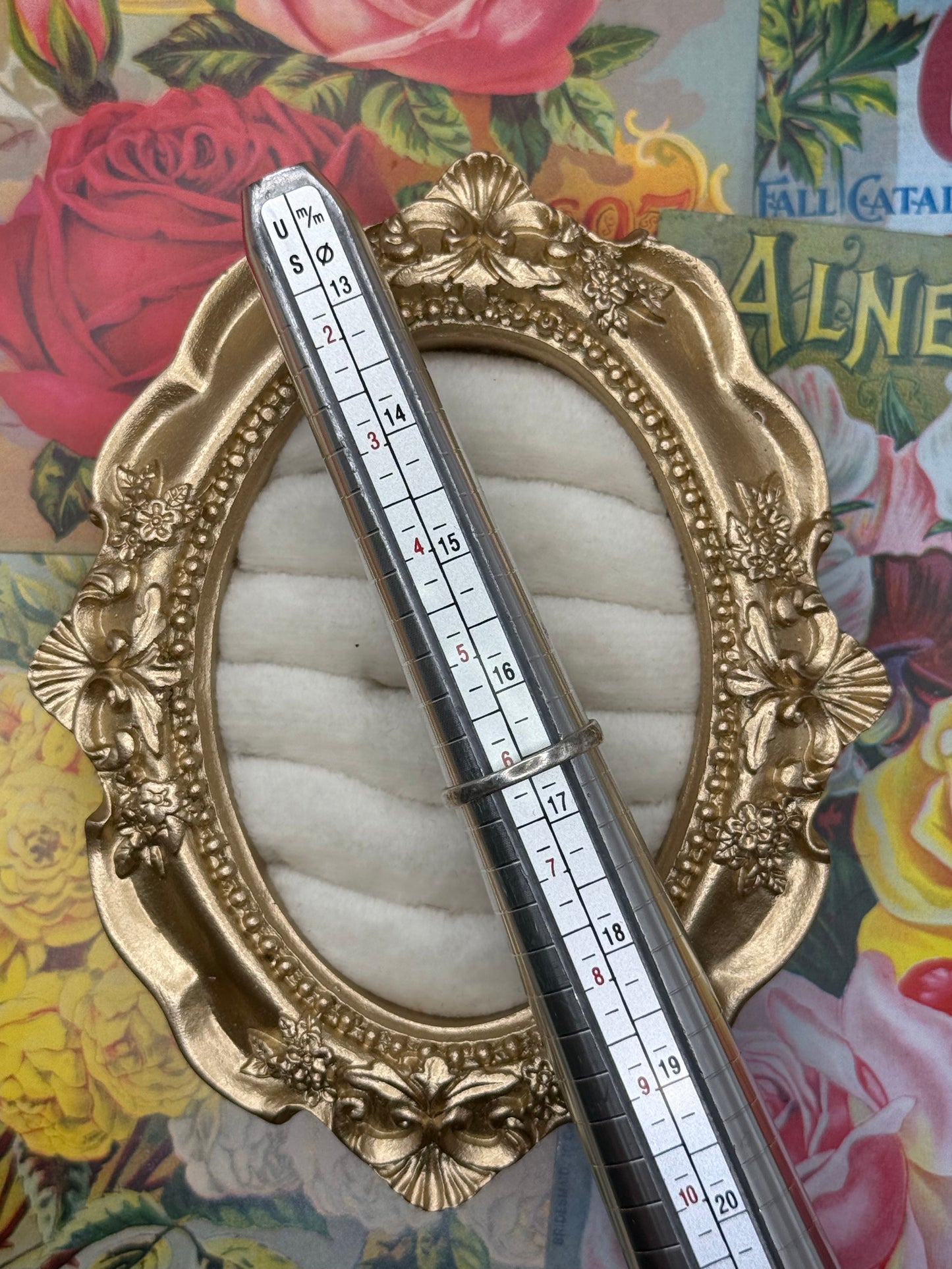 Sterling Silver Smiley Face Ring Size 6