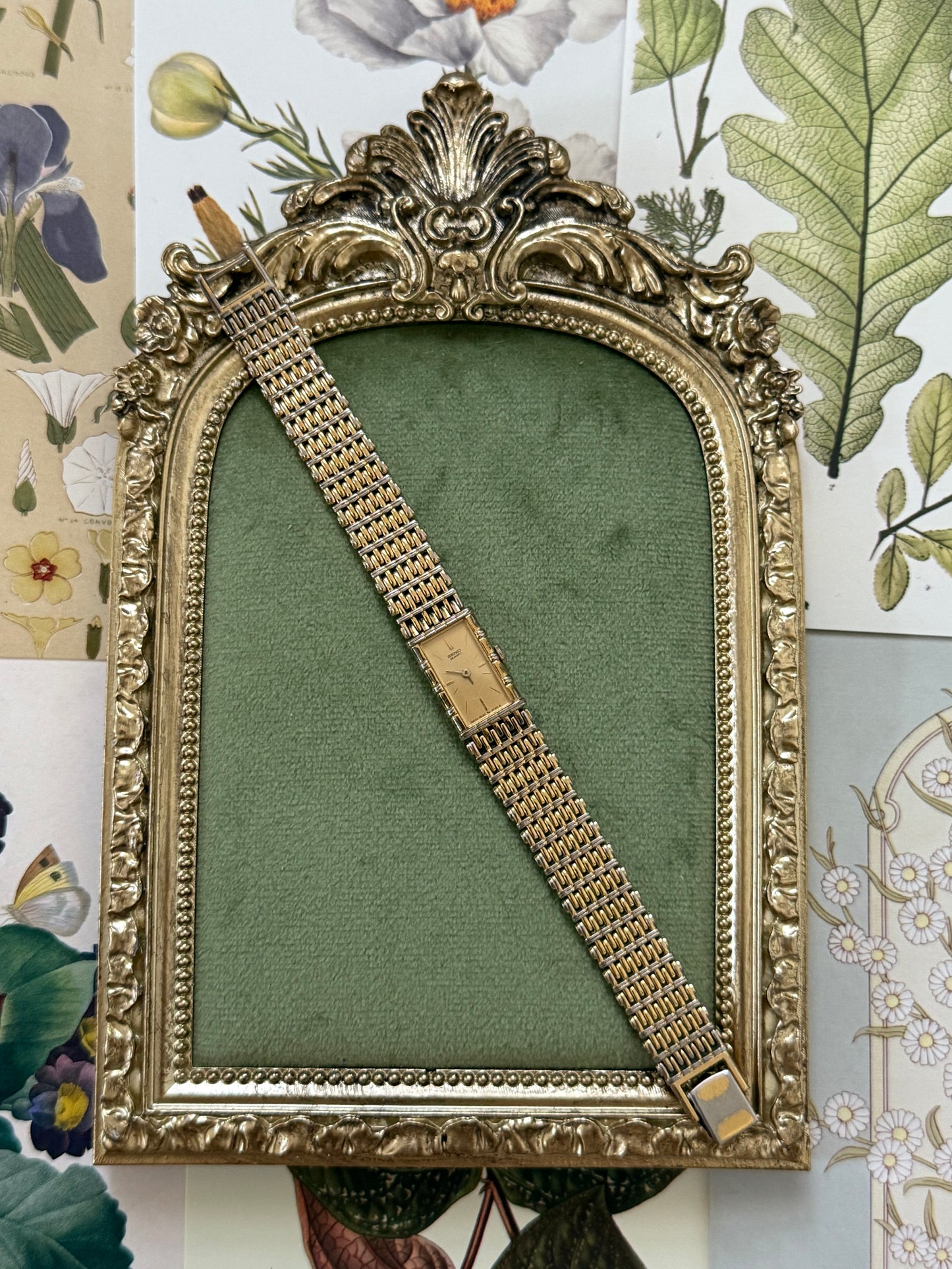 Working Vintage Gold Tone Seiko Watch