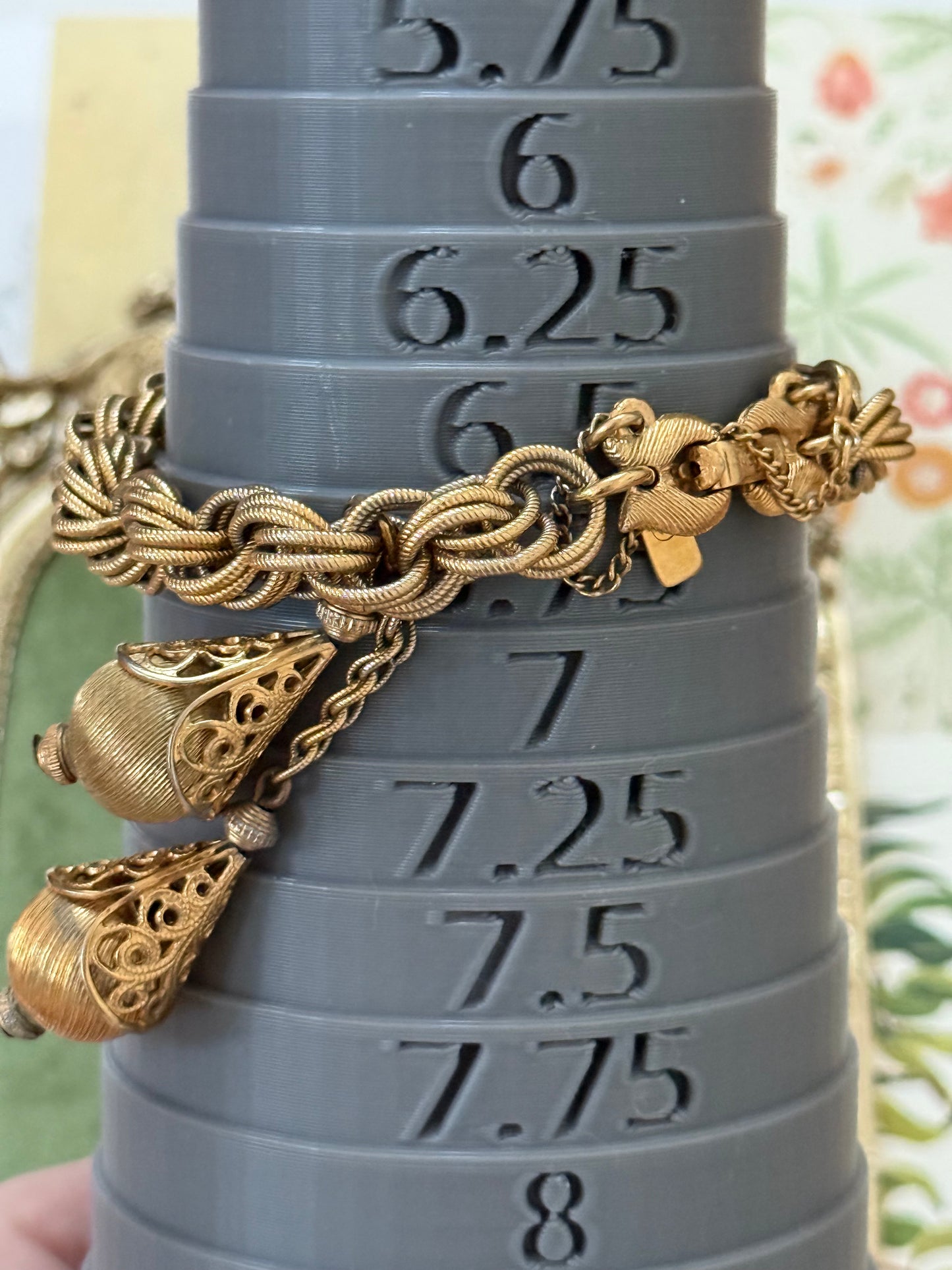 Vintage Gold Tone 1961 Monet Bolero Bracelet