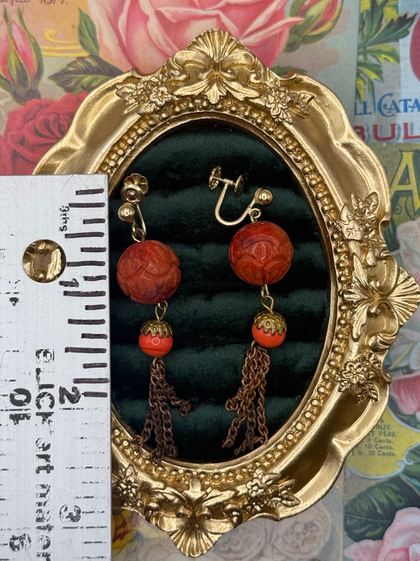 14k Solid Gold Screw Back Earrings