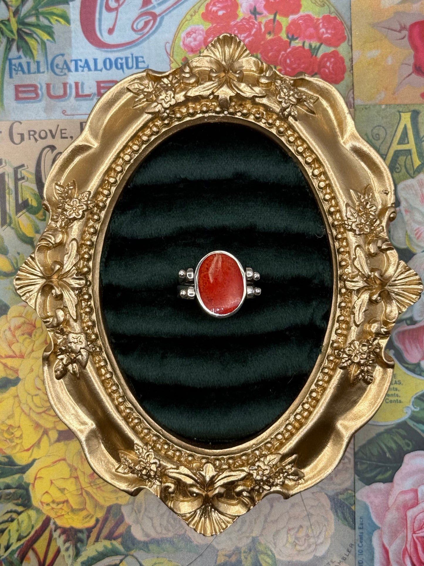 Vintage Sterling Silver Reversible Flip Ring Size 6.25