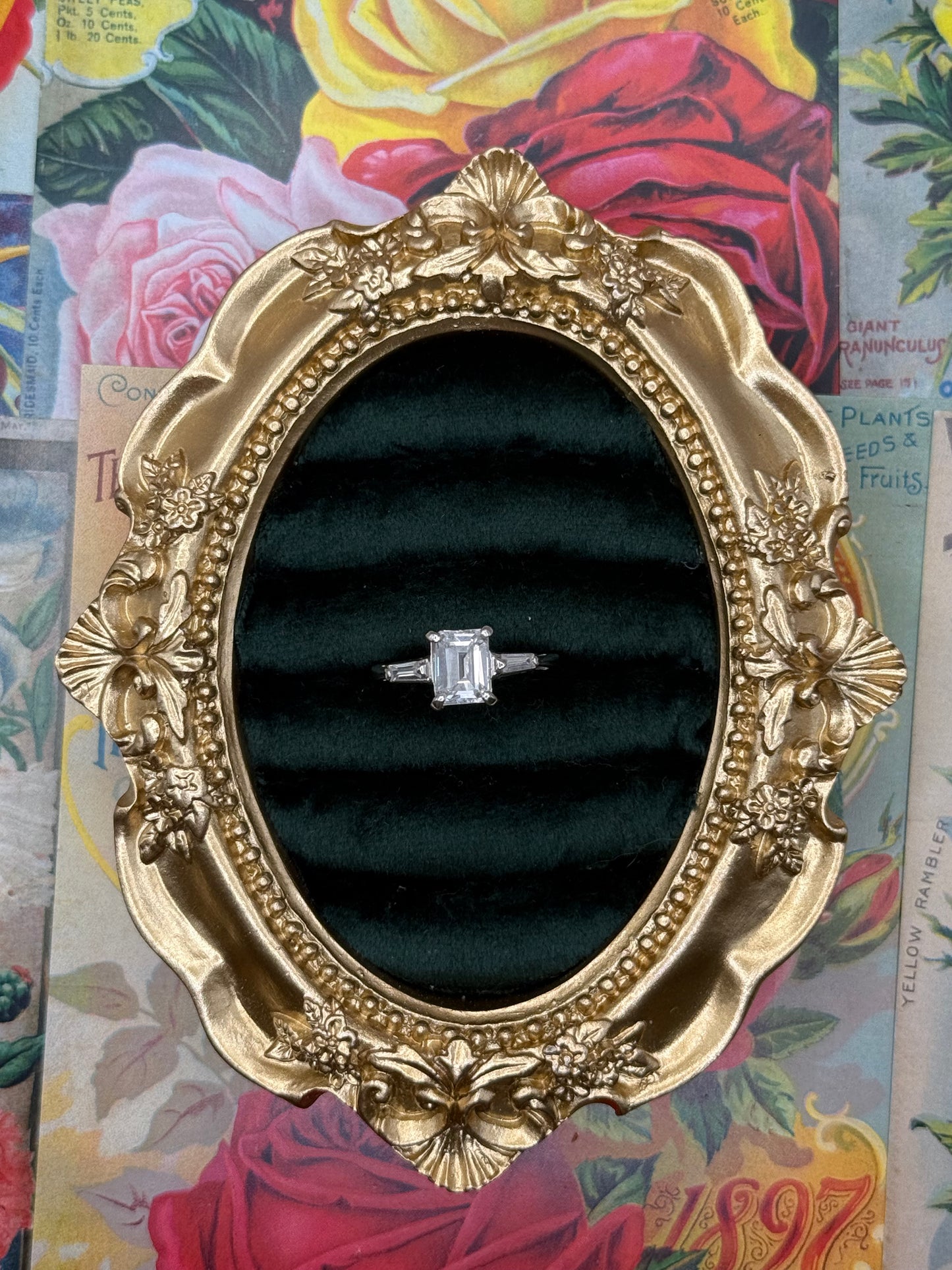 Vintage Silver Tone Ring Size 8