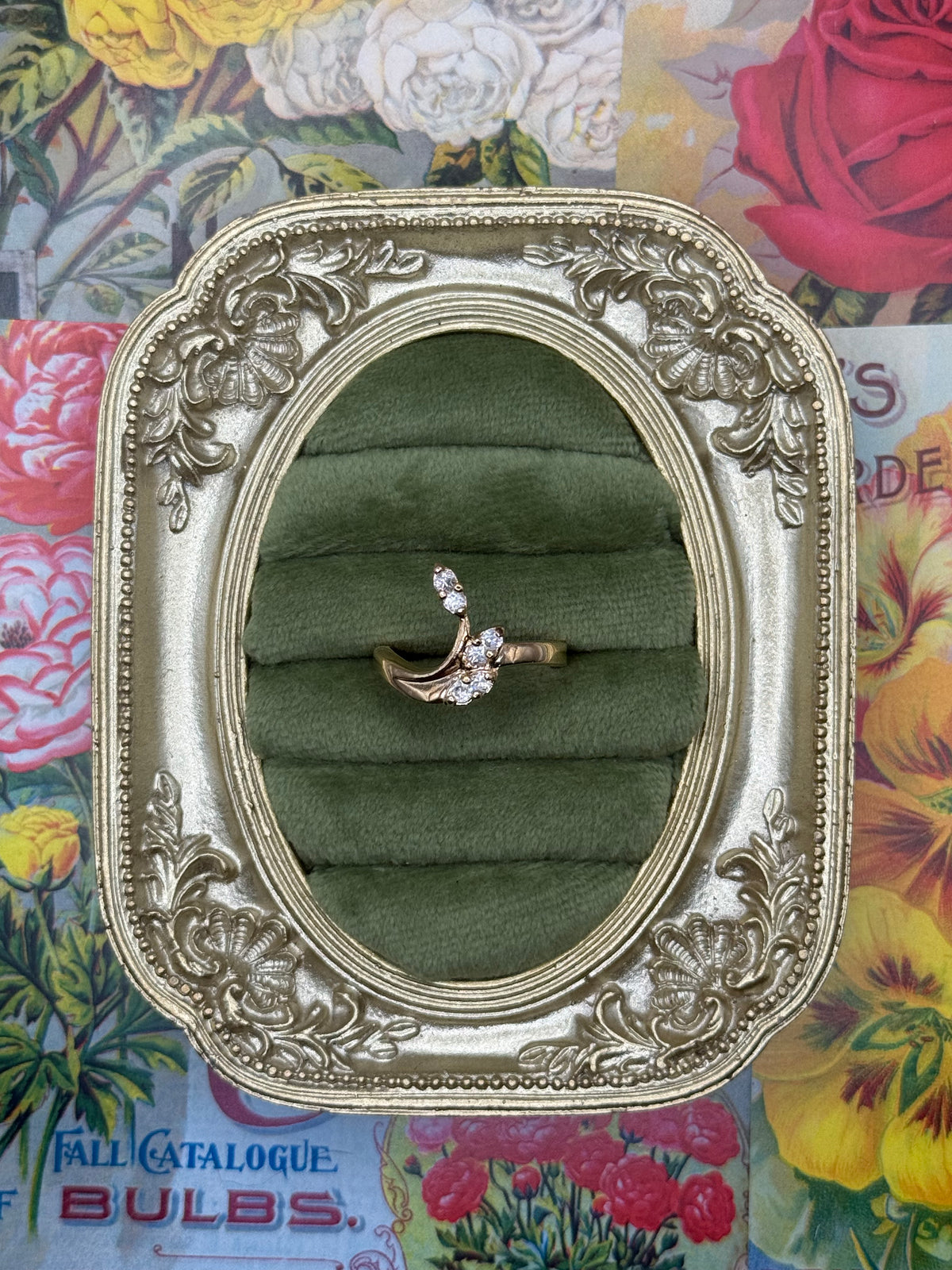 Vintage Gold Tone Ring Size 9