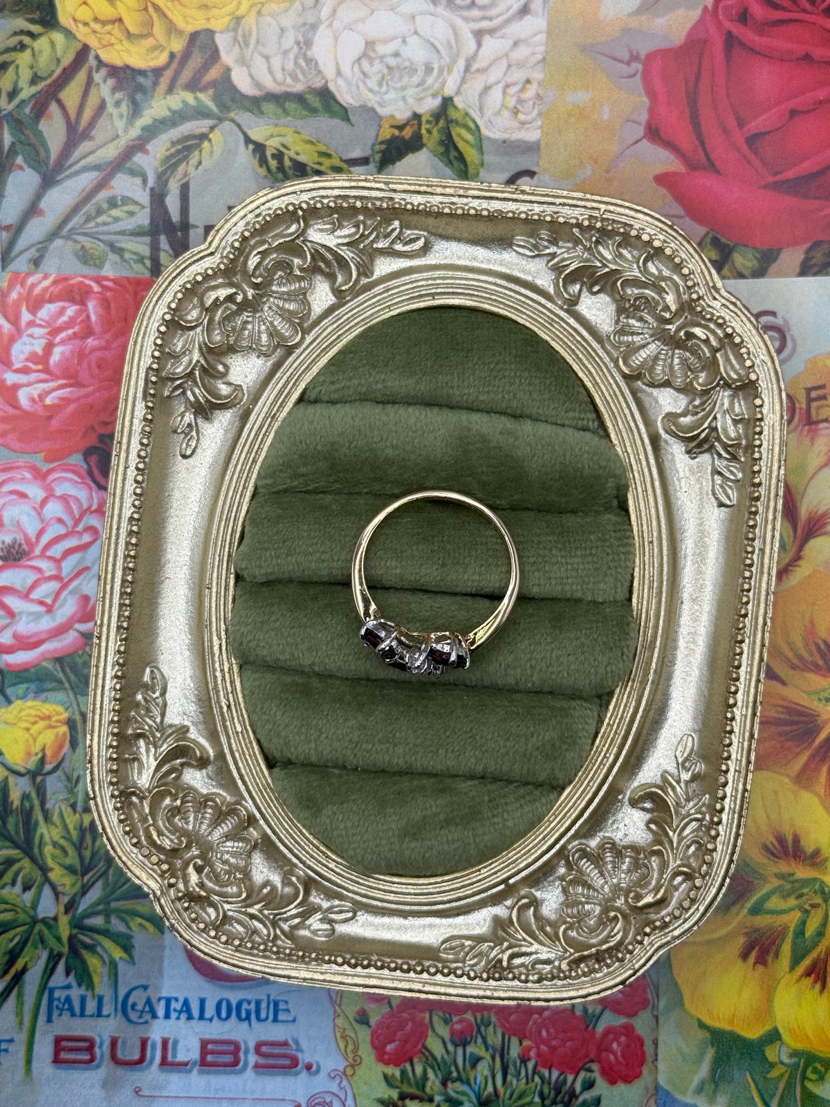 Vintage Gold Tone Ring Size 9