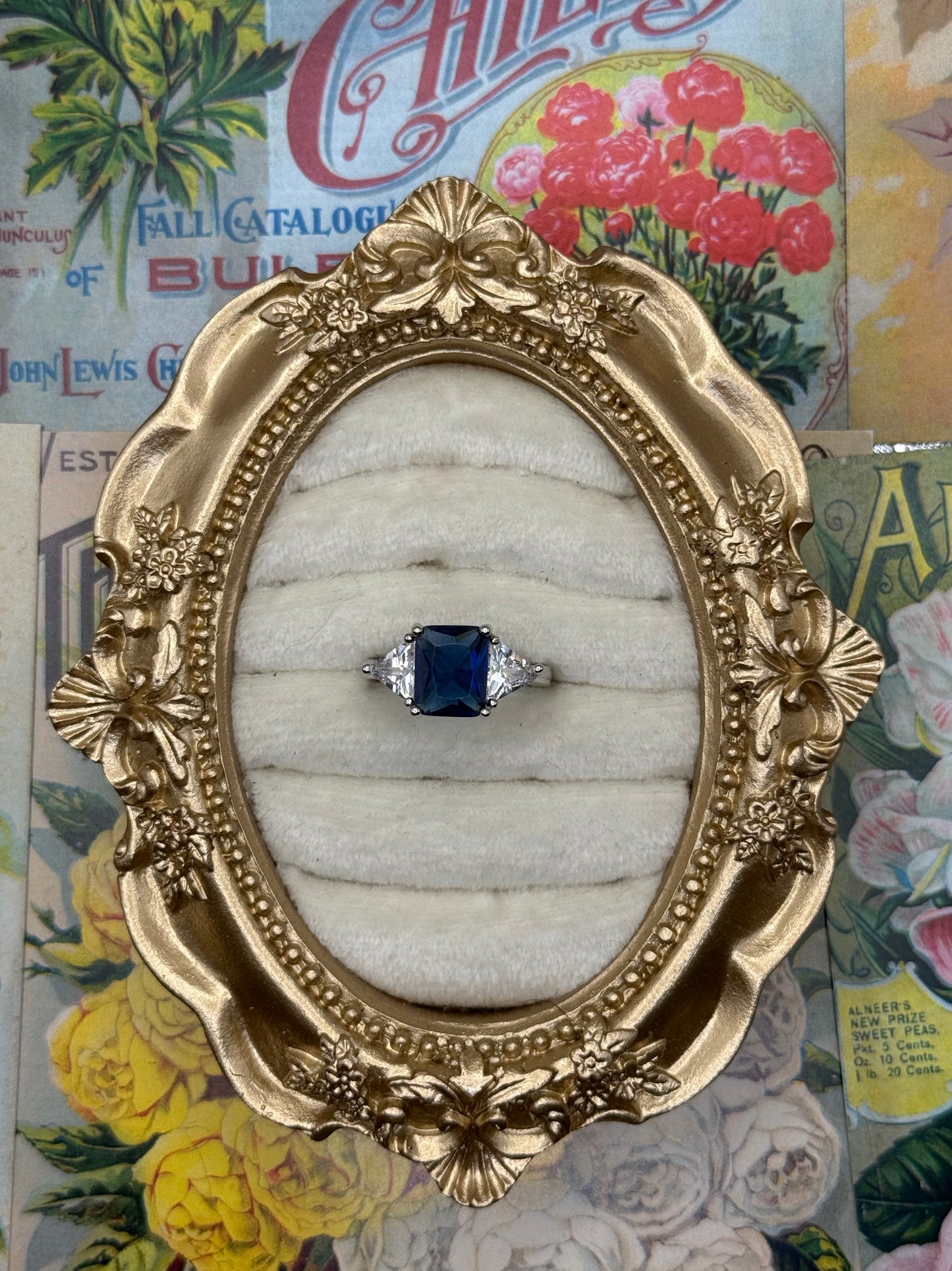 Vintage Silver Tone Ring Size 7