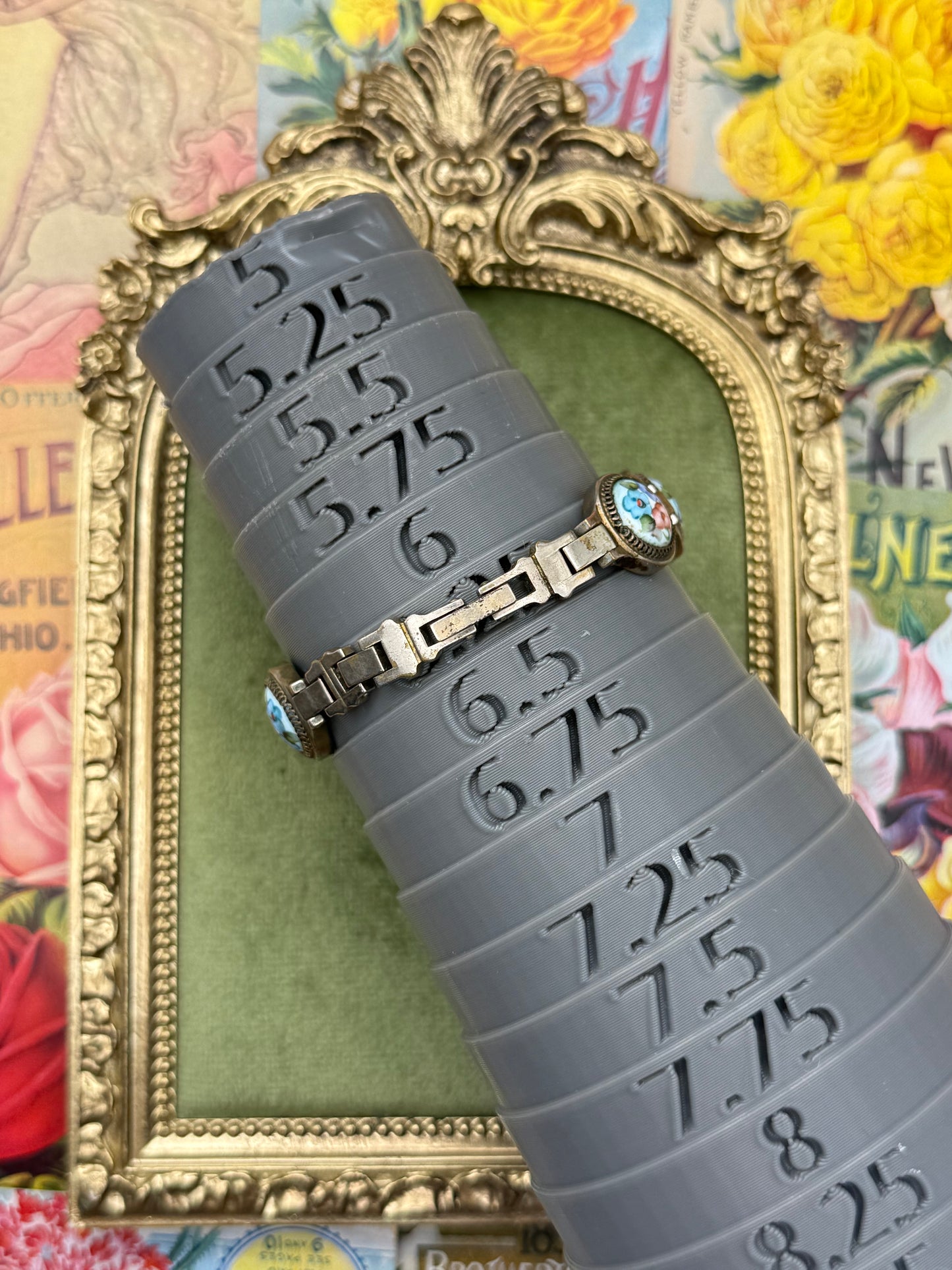Working Vintage Wind Up Soviet Era Handpainted Watch