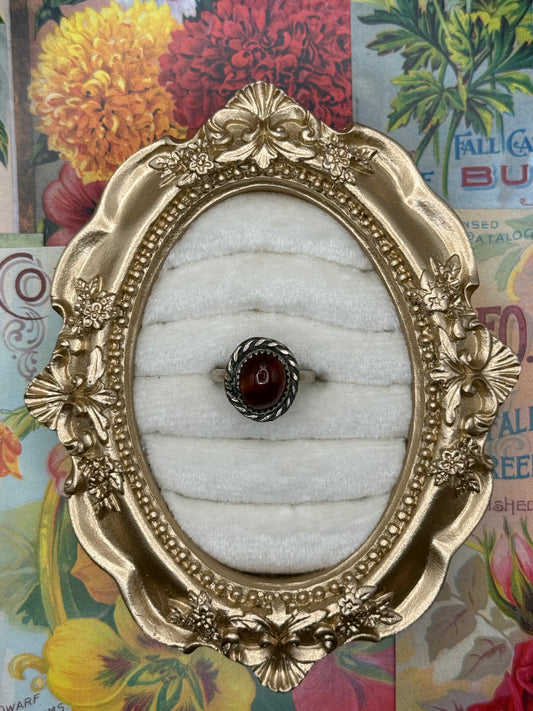 Vintage Silver Tone Ring Size 7.25