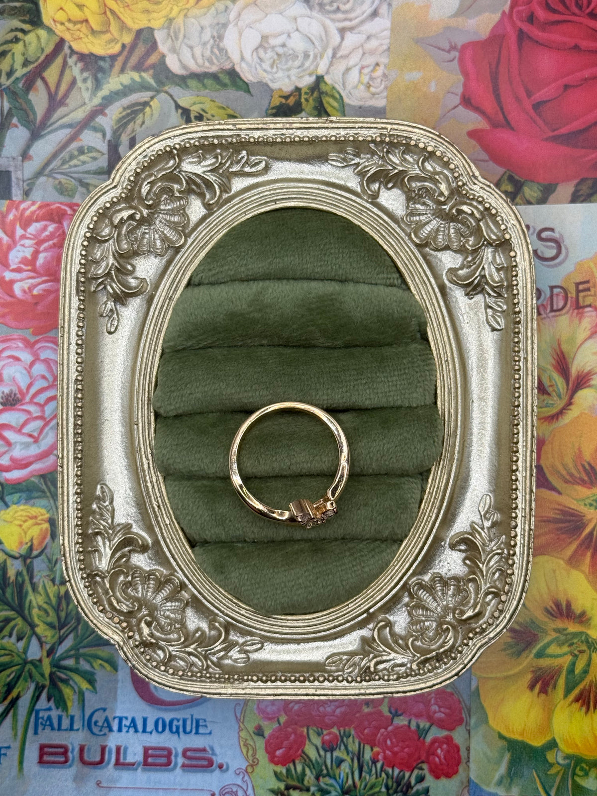 Vintage Gold Tone Ring Size 9