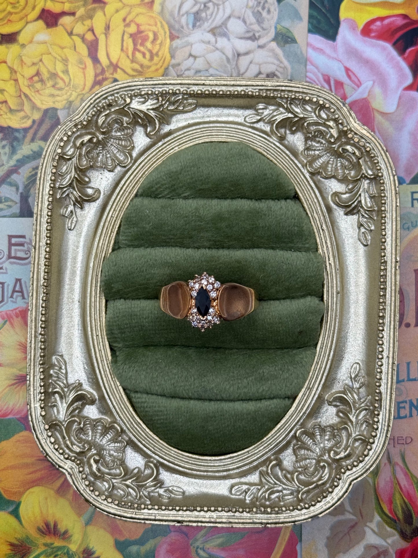 Vintage Gold / Rose Gold Tone Ring Size 10.75