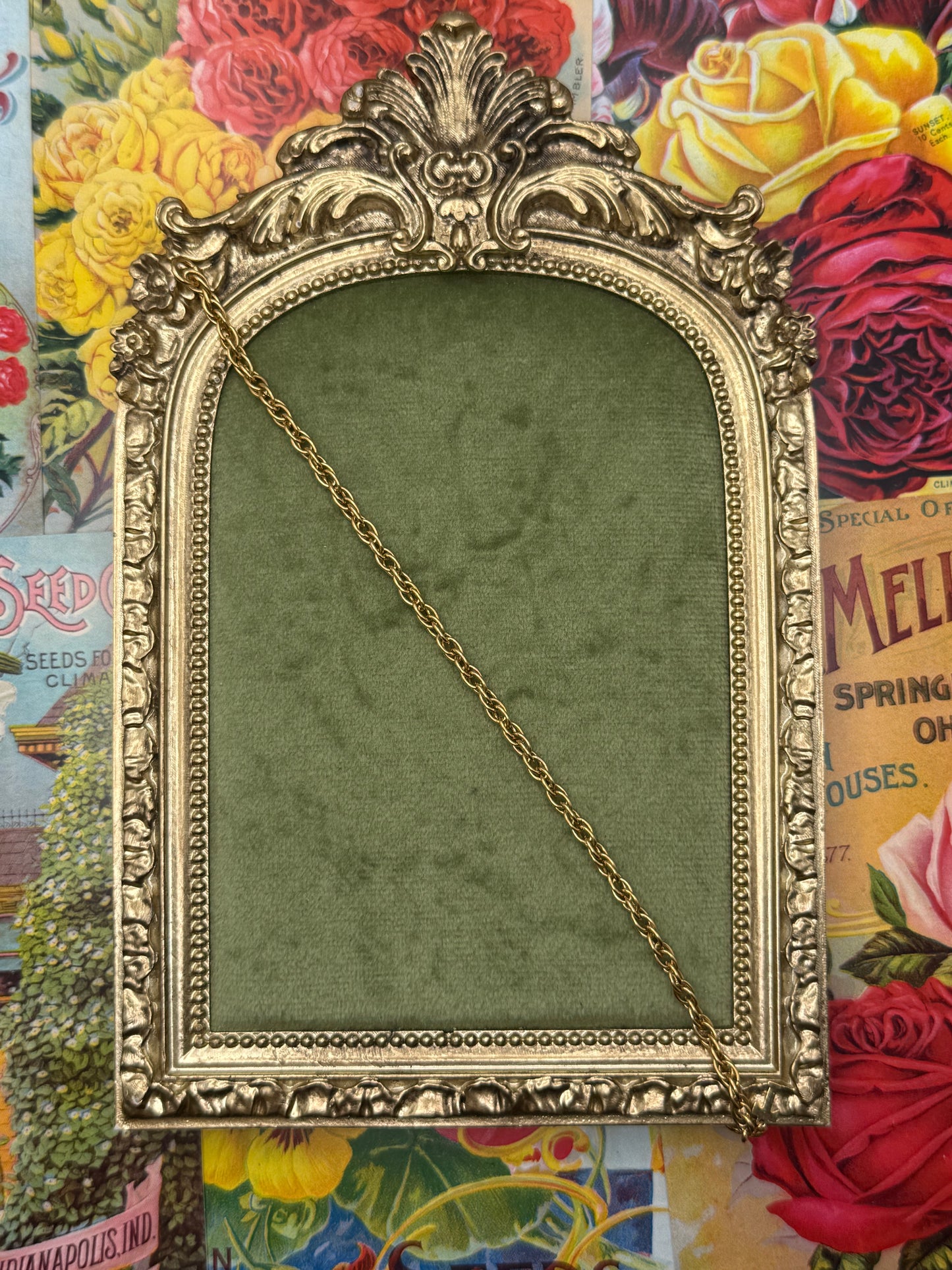 Vintage Gold Tone Dainty Stacker Bracelet