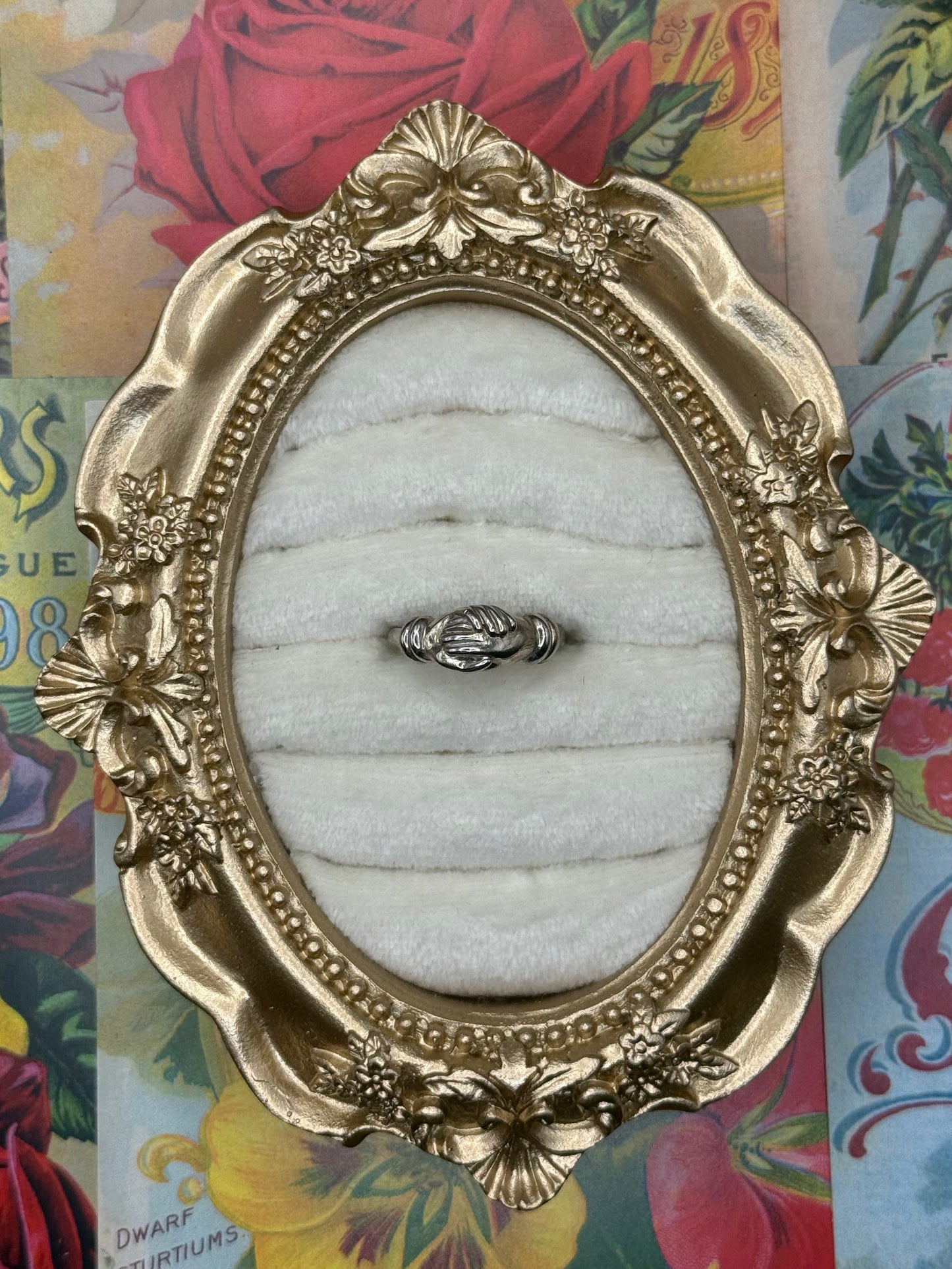 Vintage Silver Tone Avon Ring Size 5.75