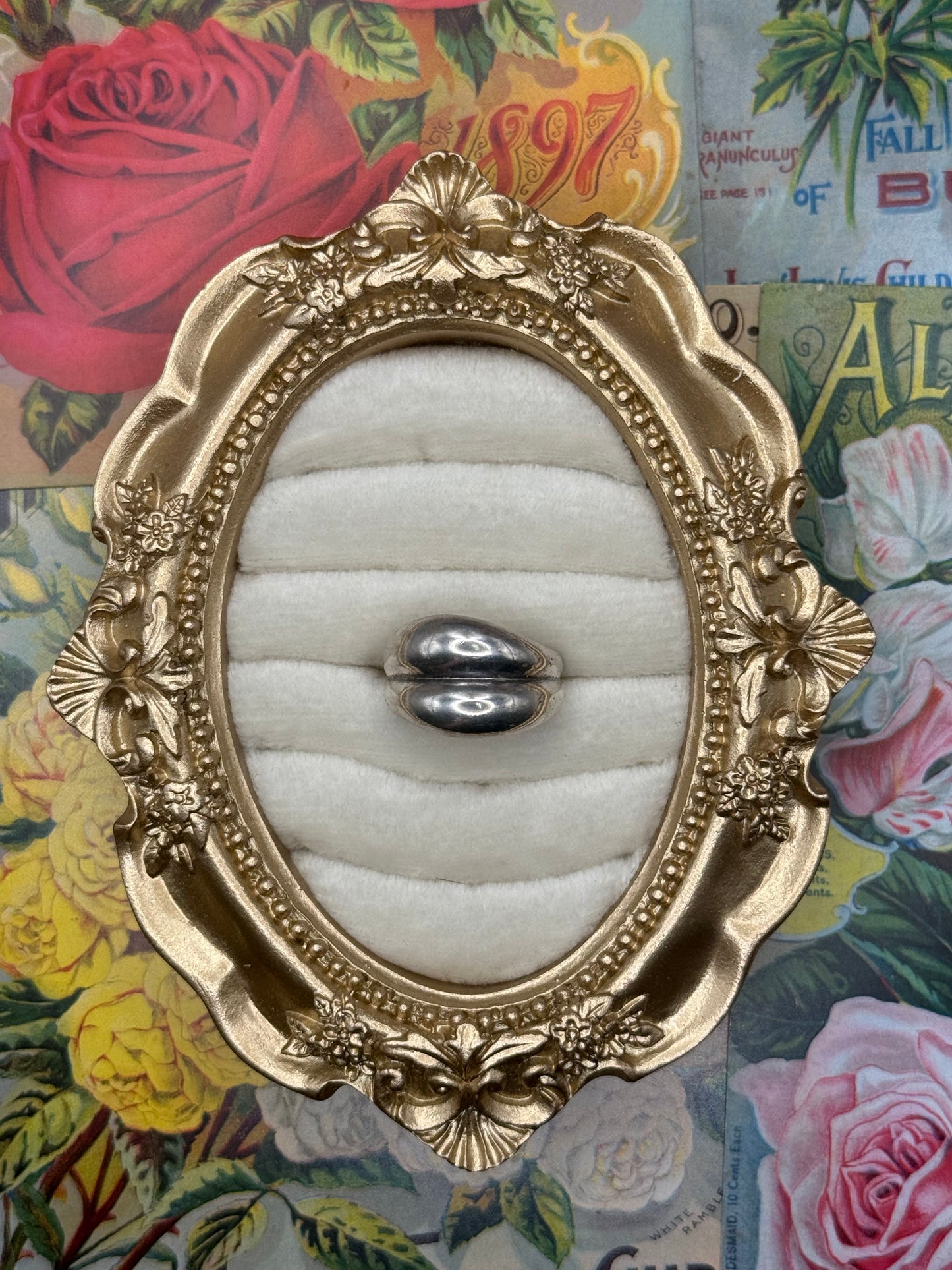Sterling Silver Thick Ring Size 8