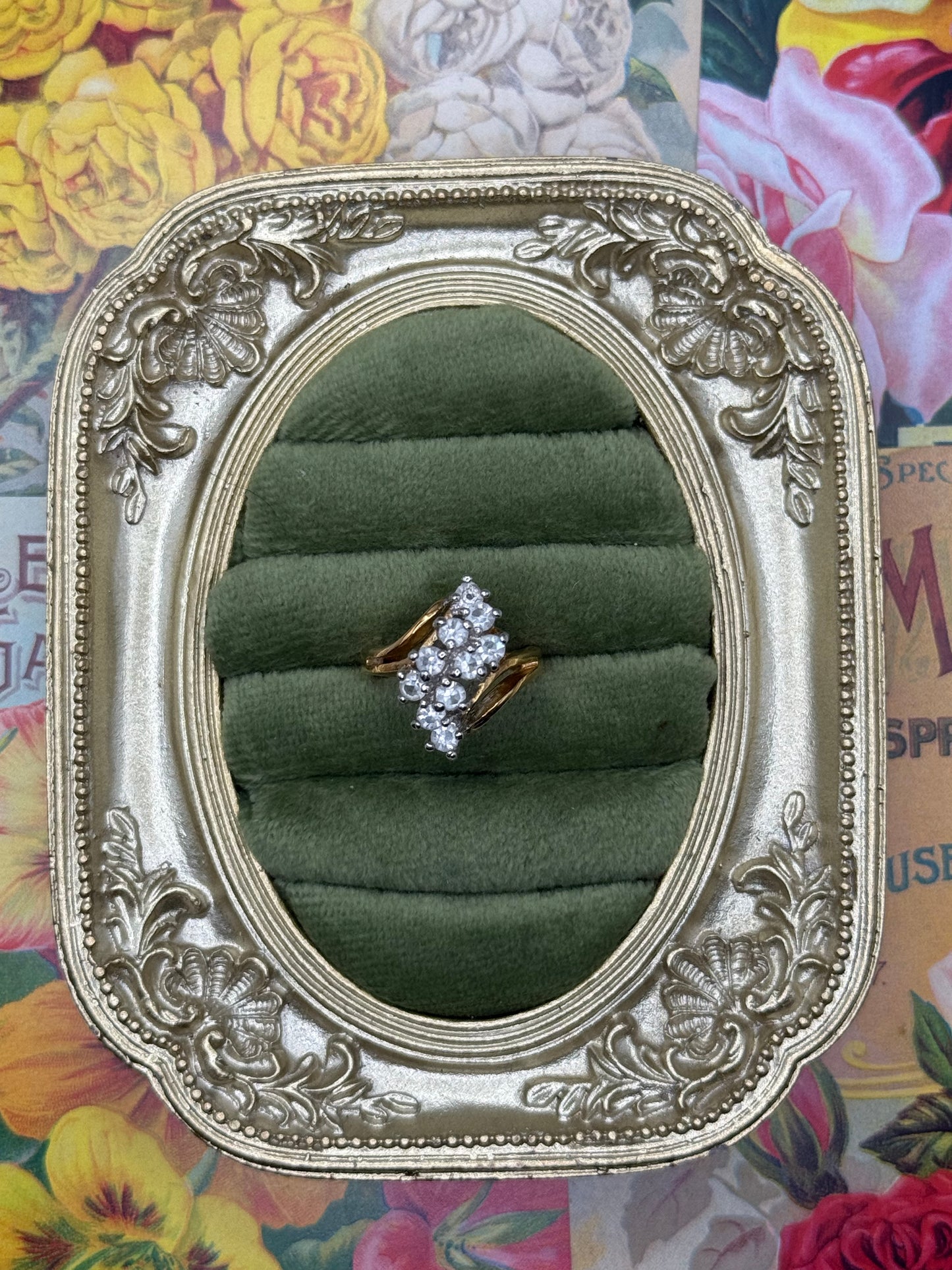 Vintage Gold Tone Ring Size 5