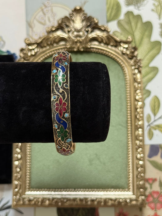 Vintage Enameled Bangle