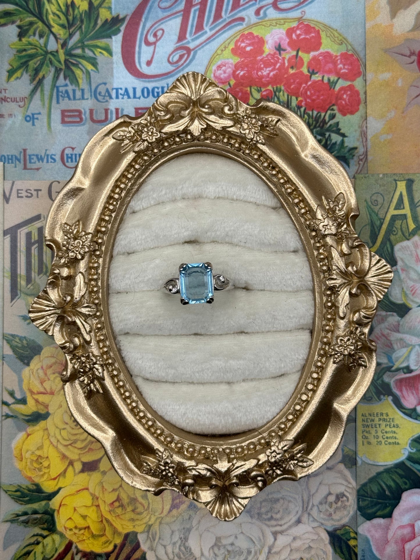 Vintage Silver Tone Avon Ring Size 4.75