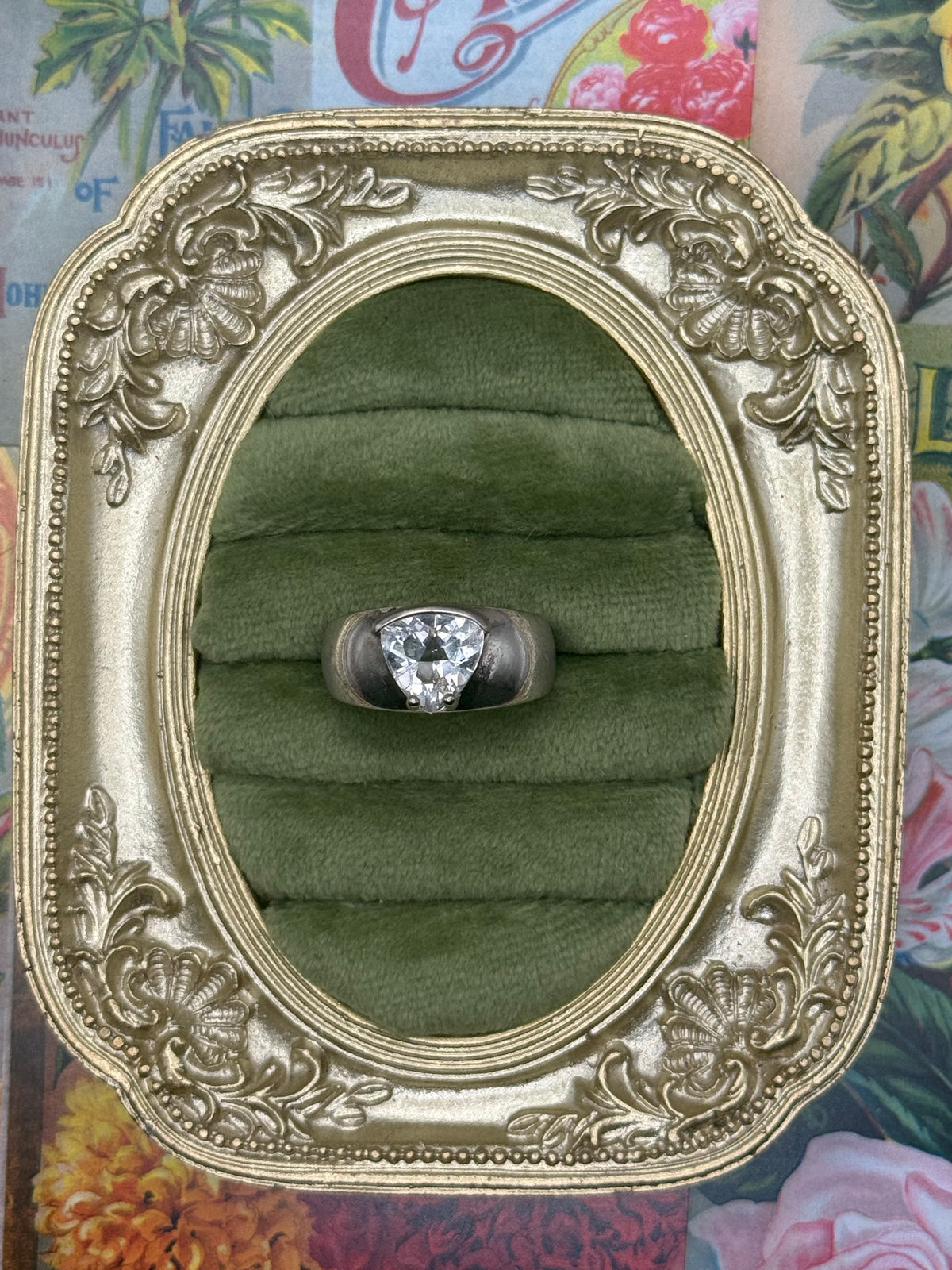 Sterling Silver Chunky Ring Size 9.75