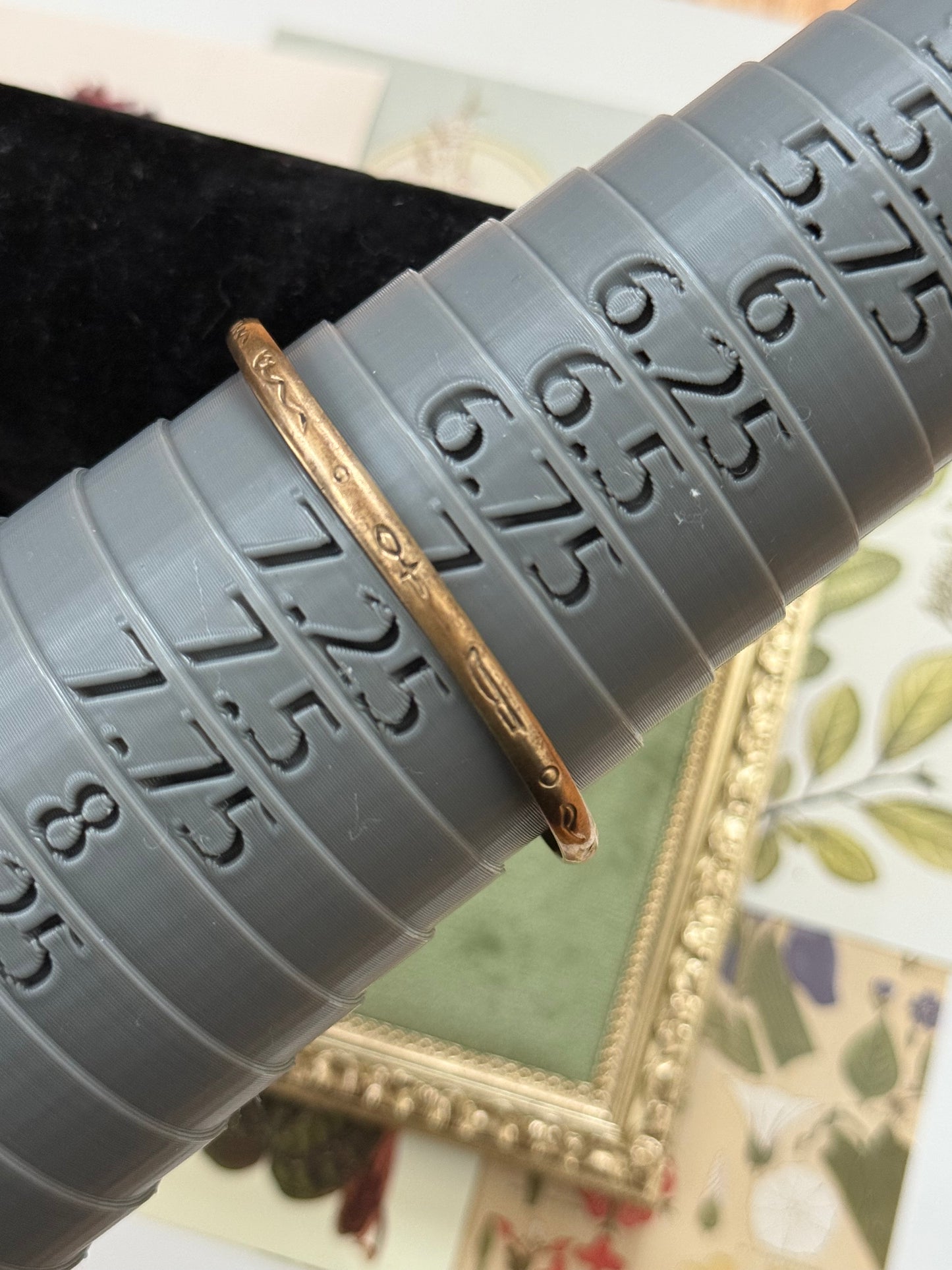 Vintage Gold Tone Egyptian Revival Bangle