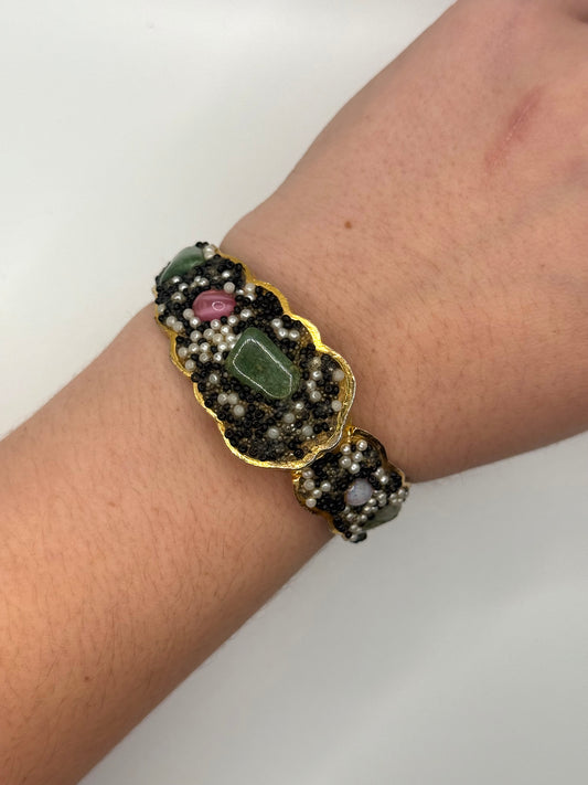 nonworking gold tone peek a boo watch