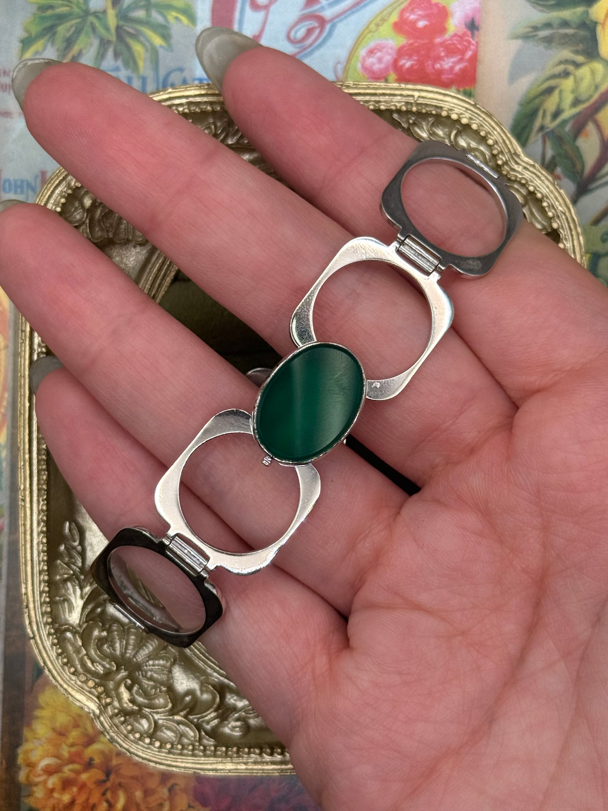 Sterling Silver Convertible Ring -> Bracelet (Ring Size 5.75, Bracelet Size 6.75-7)