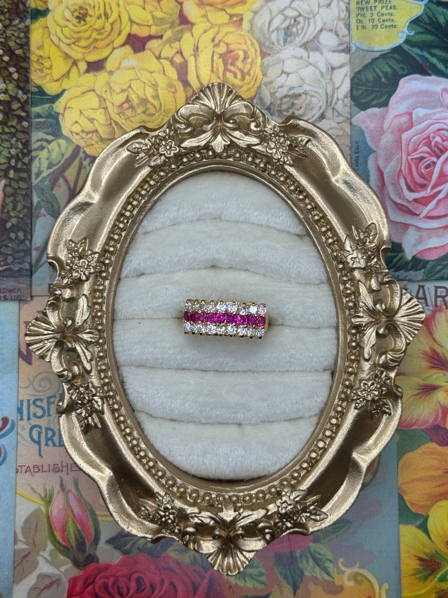 Vintage Gold Tone Ring Size 6