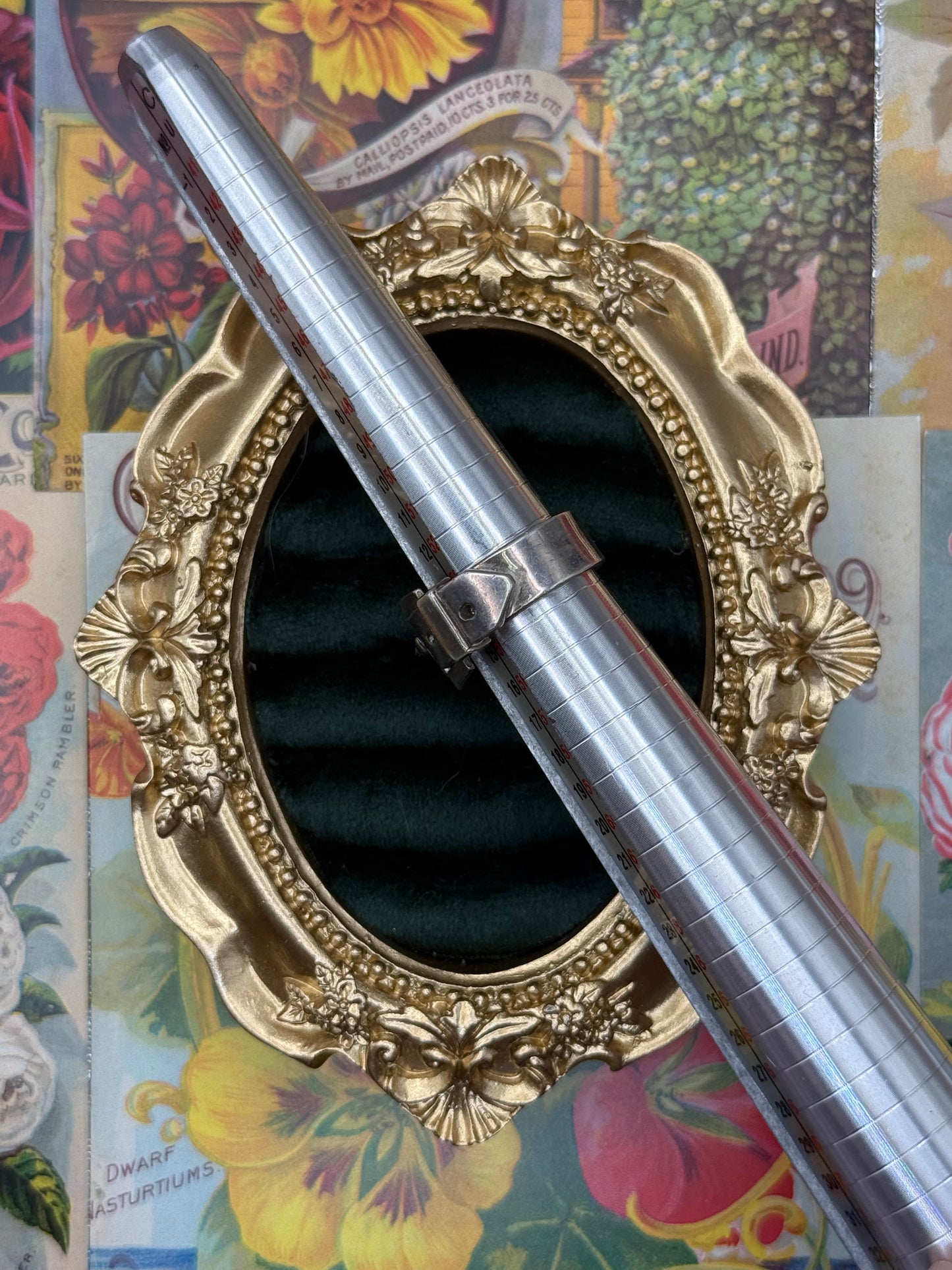 Sterling Silver Belt Buckle Ring Size 7