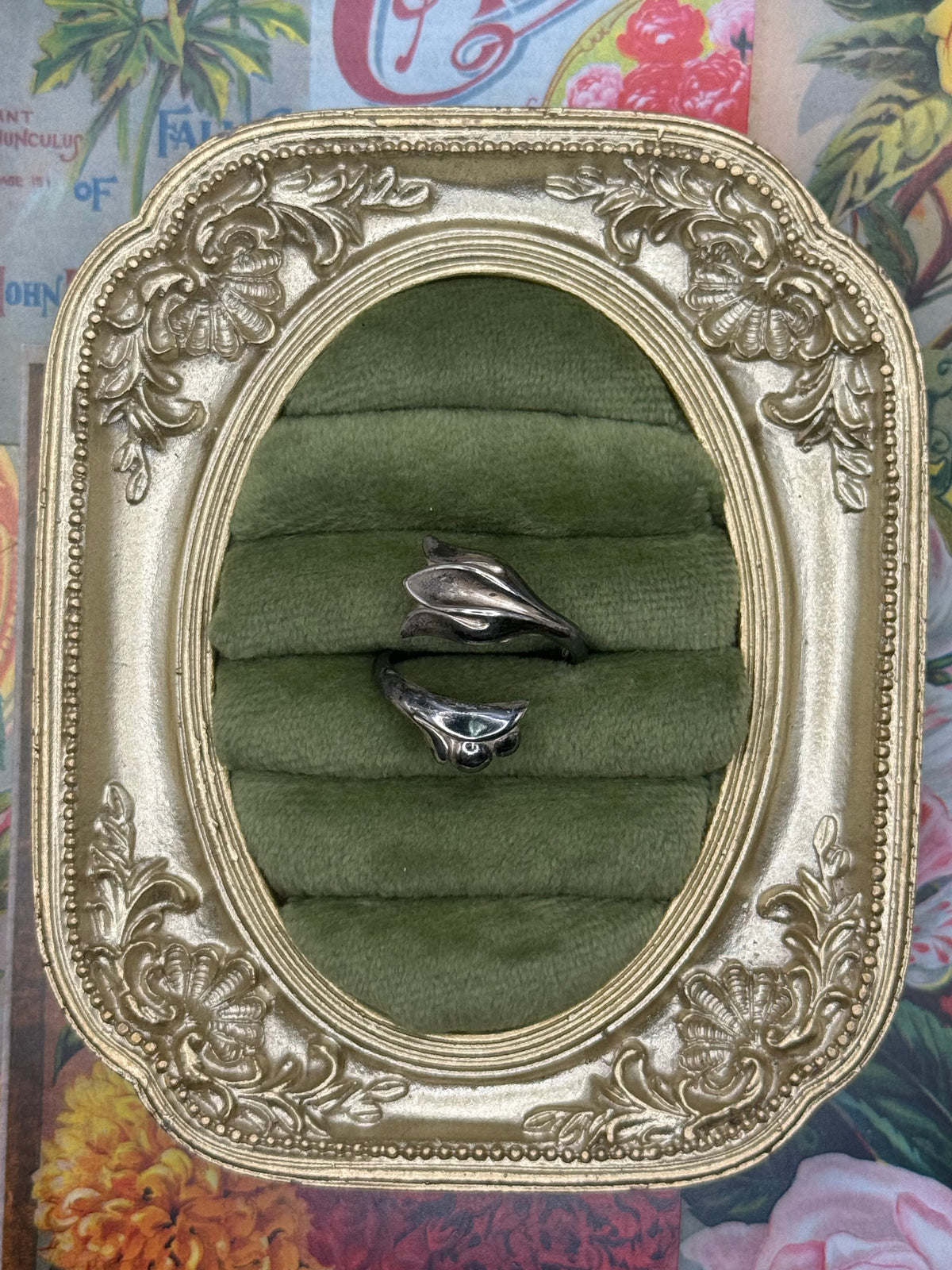 Sterling Silver Avon Tulip Spoon Ring Size 7