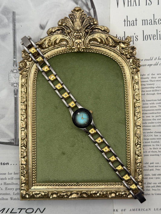 Working Vintage Two Tone Watch