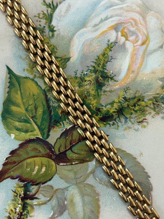 gold tone stacker bracelet