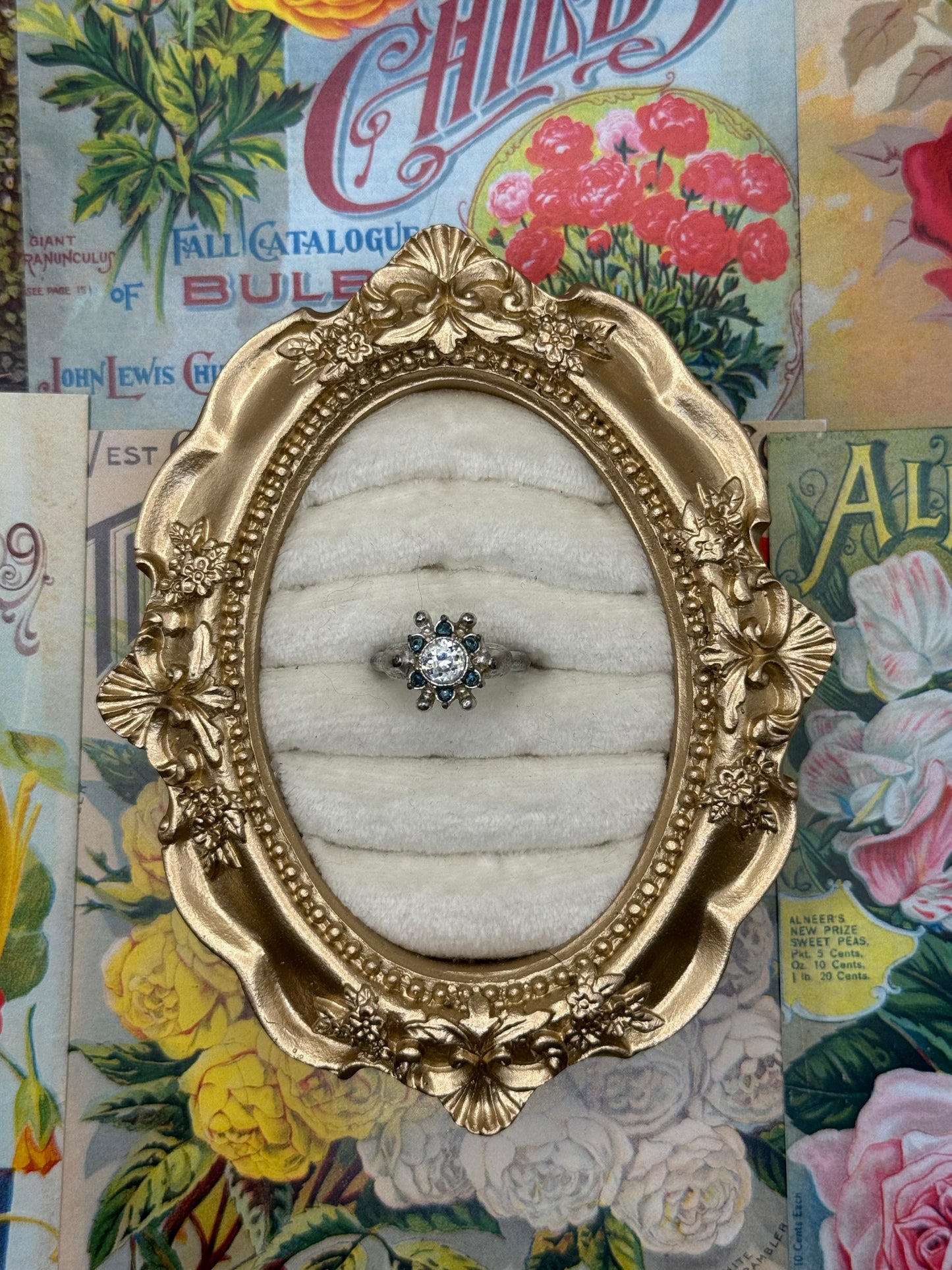 Vintage Silver Tone Avon Ring Size 6.5