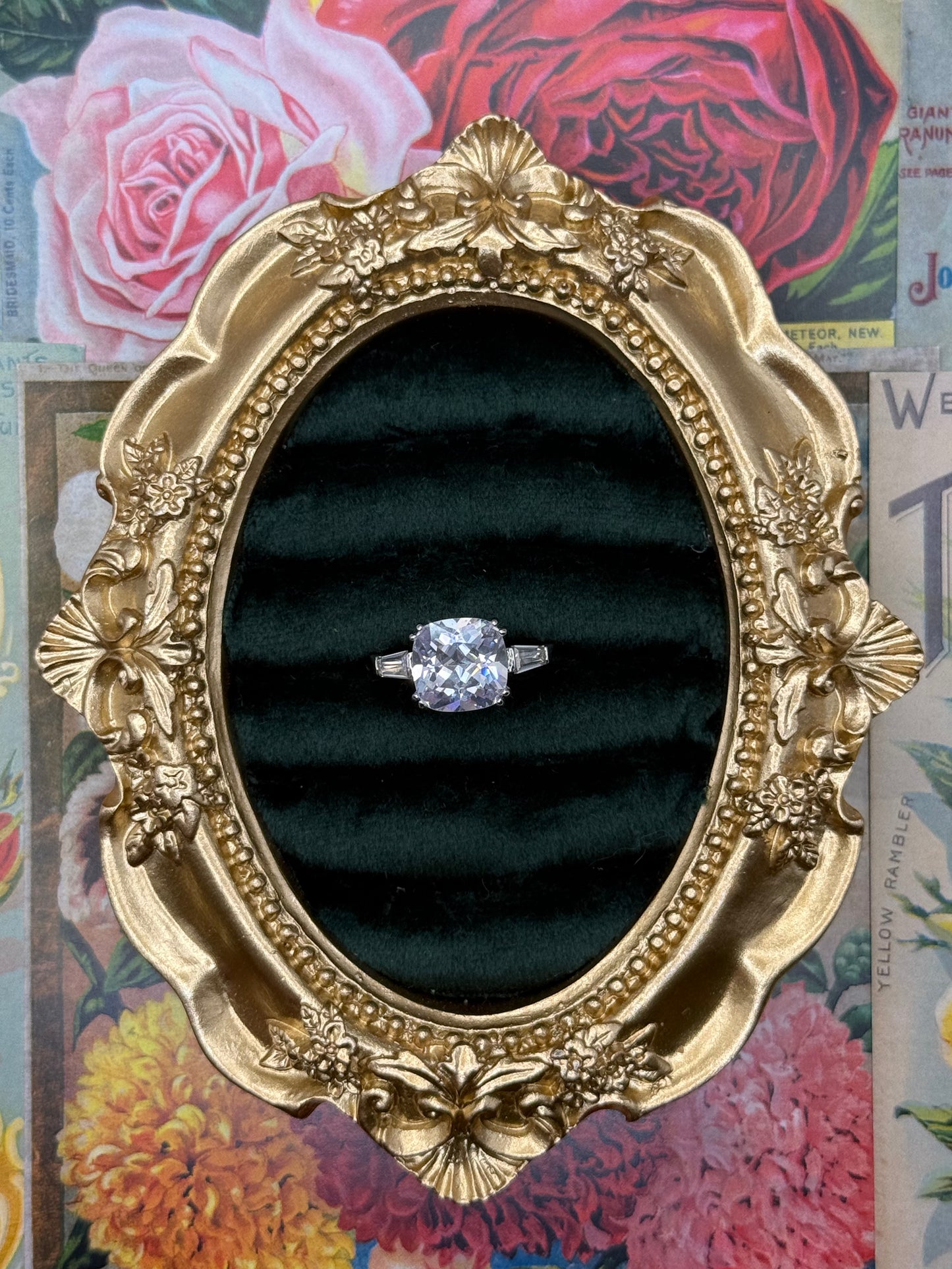 Vintage Silver Tone Ring Size 6.75