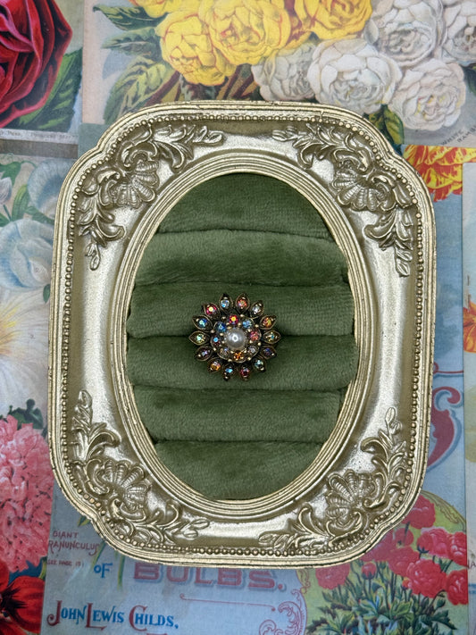 Vintage Multicolor Adjustable Ring Size 7