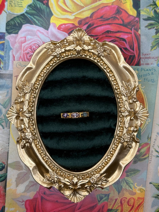 Vintage Gold Tone Ring Size 6